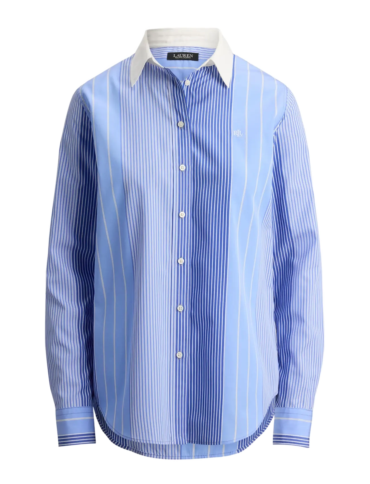 Lauren Ralph Lauren Y/D 70S BROADCLOTH-WVN-SHIRT - Shirts - BLUE/WHITE MULTI / blue