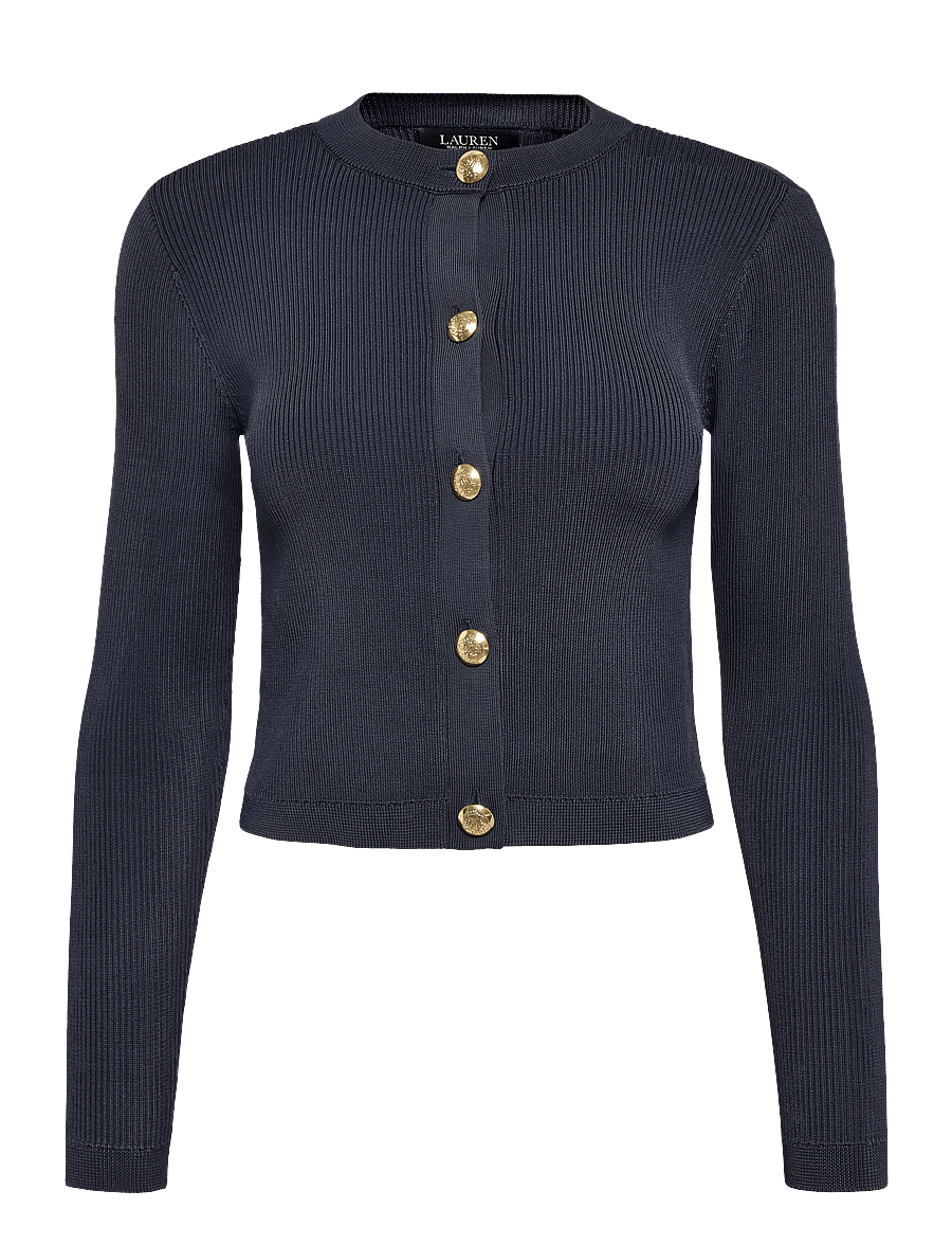Lauren Ralph Lauren - Rib-Knit Crewneck Cardigan - lauren navy - 2