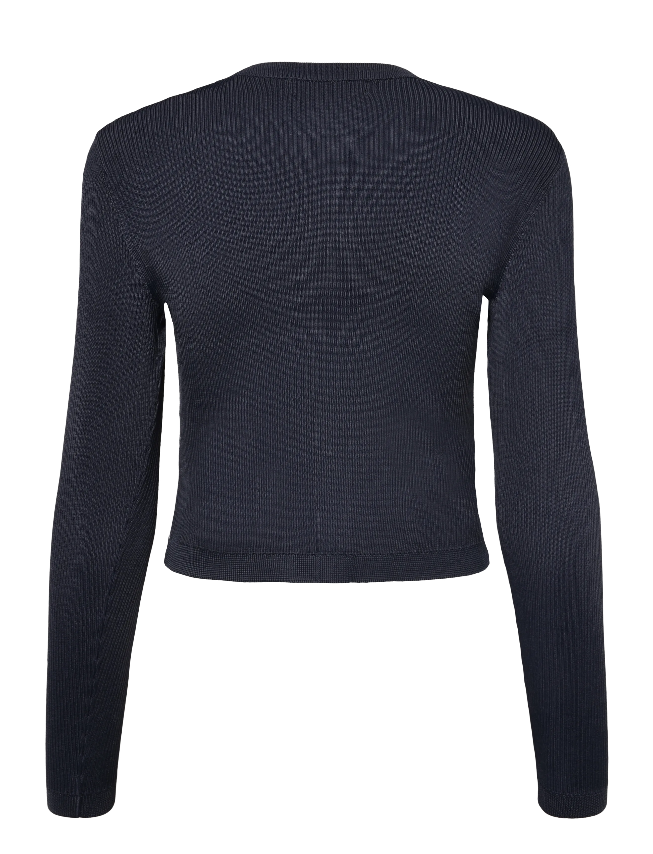 Lauren Ralph Lauren - Rib-Knit Crewneck Cardigan - lauren navy - 3