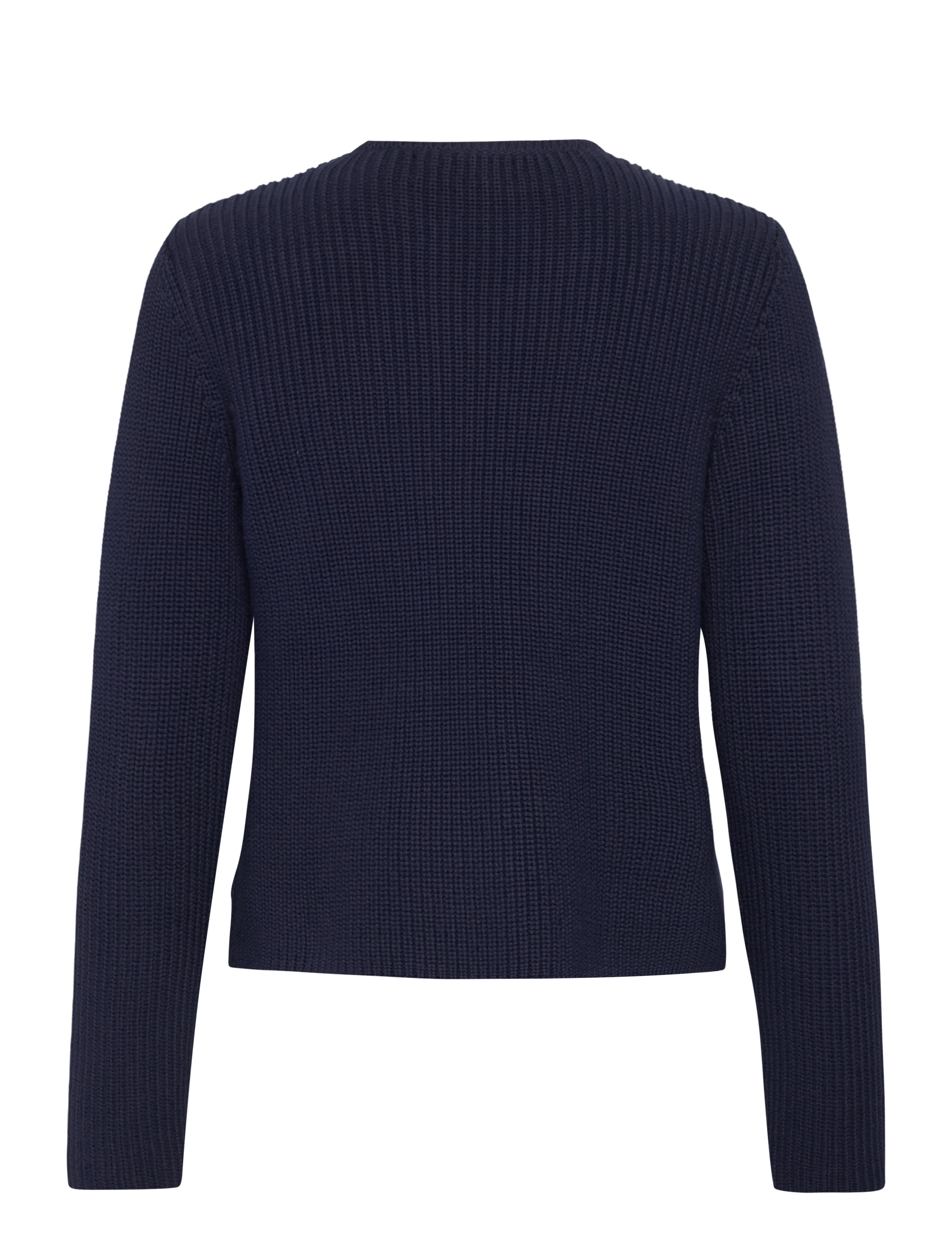 Lauren Ralph Lauren - COMBED COTTON-SWEATER-CARDIGAN - cardigans - refined navy - 1