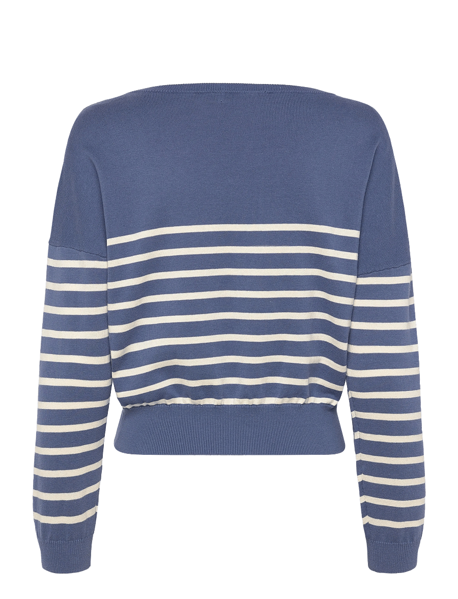 Lauren Ralph Lauren - COMBED COTTON-SWEATER-PULLOVER - stickade tröjor - carson blue/ masc - 1