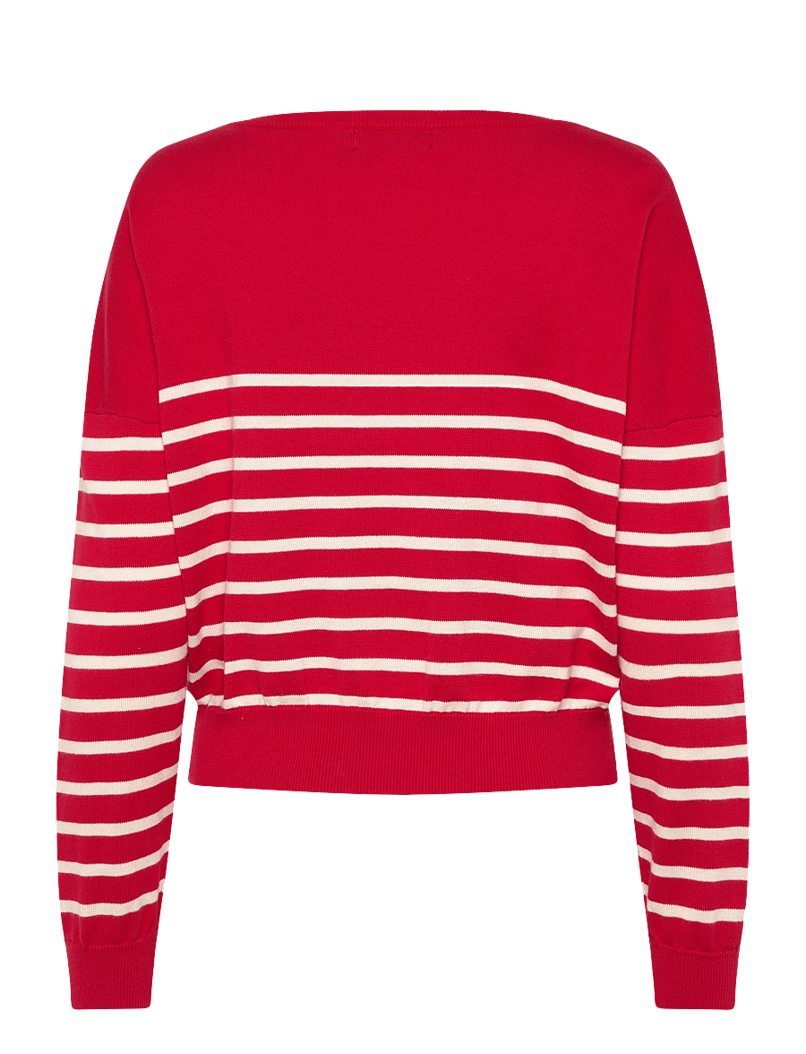 Lauren Ralph Lauren - COMBED COTTON-SWEATER-PULLOVER - pullover - cruise red/mascar - 1