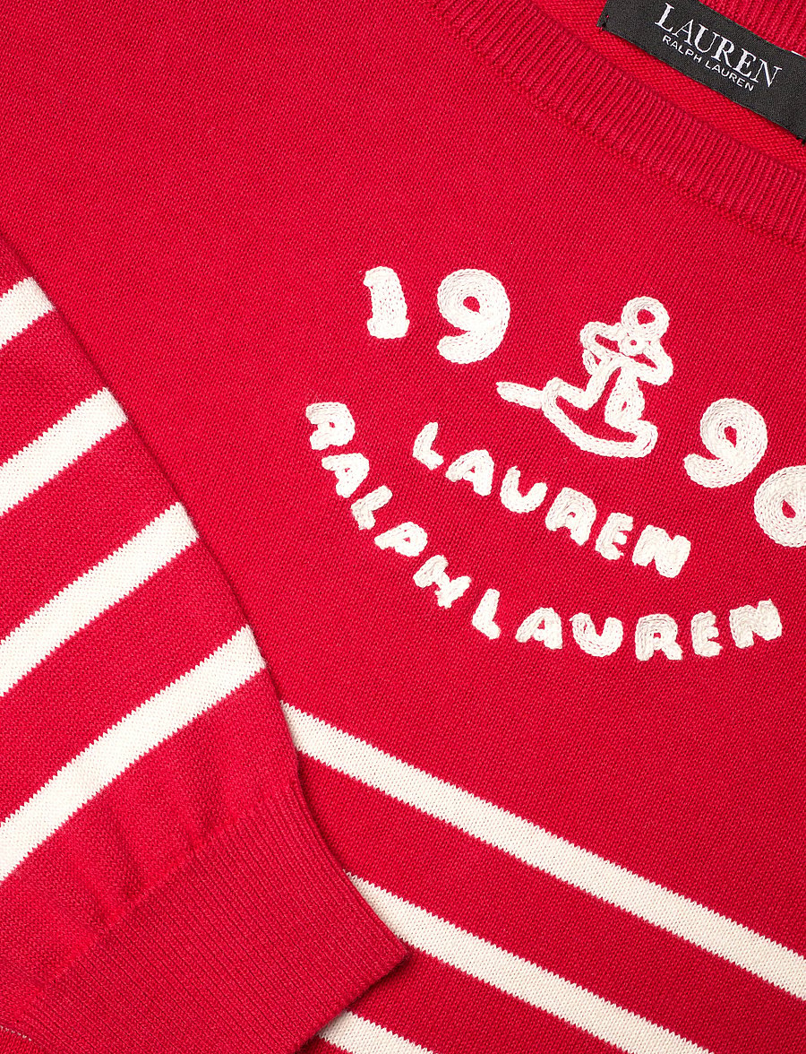 Lauren Ralph Lauren - COMBED COTTON-SWEATER-PULLOVER - pullover - cruise red/mascar - 2