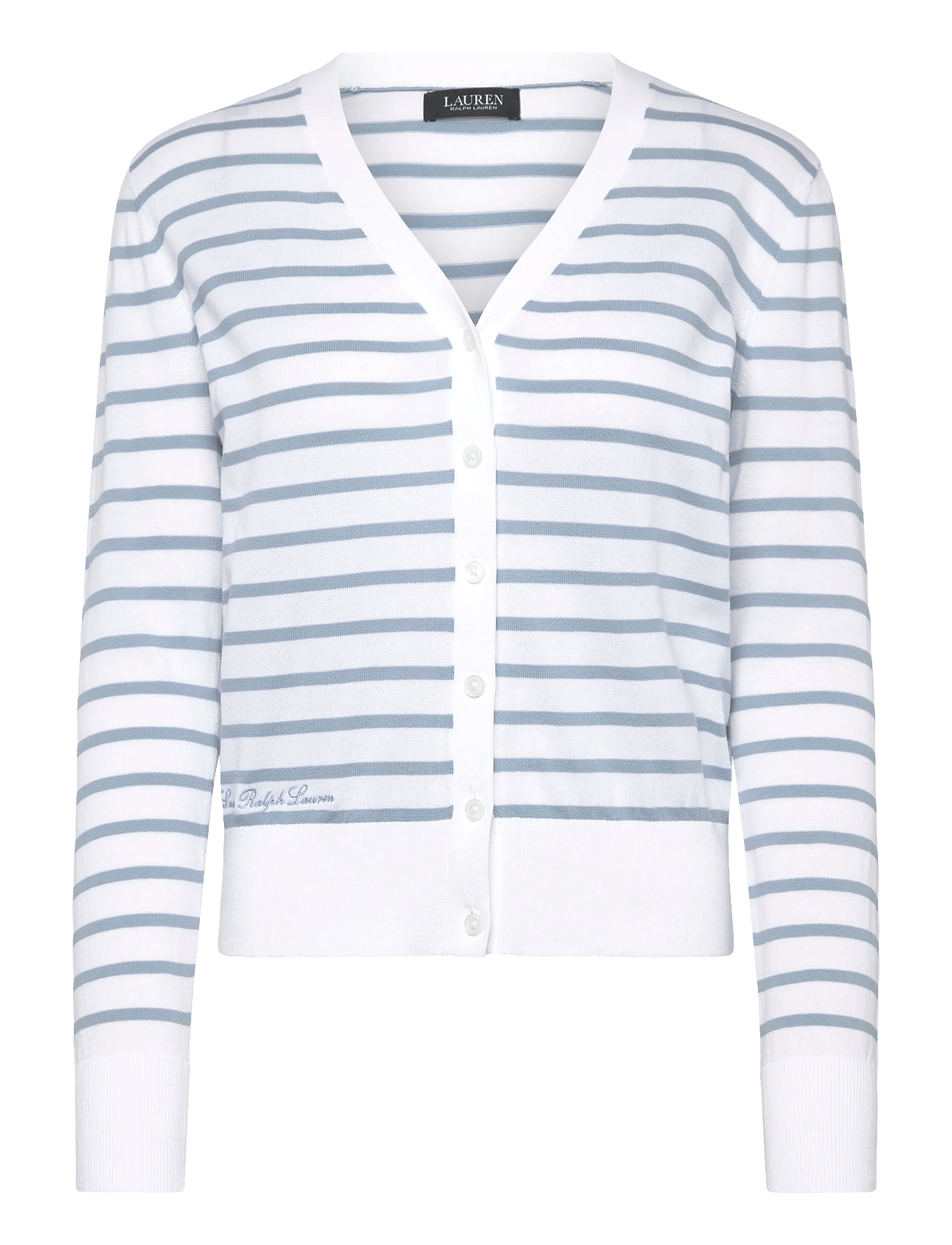 Lauren Ralph Lauren | Superfine Cotton-Sweater-Cardigan | L