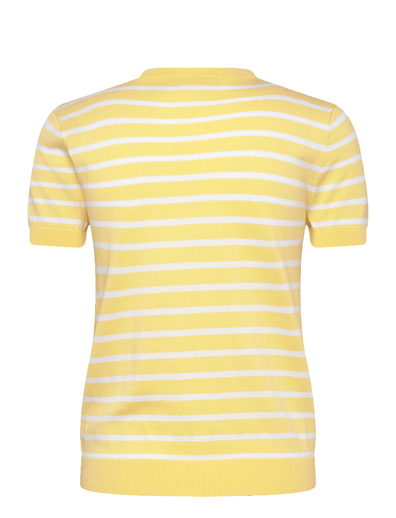 Lauren Ralph Lauren - SUPERFINE COTTON-SWEATER-PULLOVER - sviitrid - lemon sorbet/whit - 2