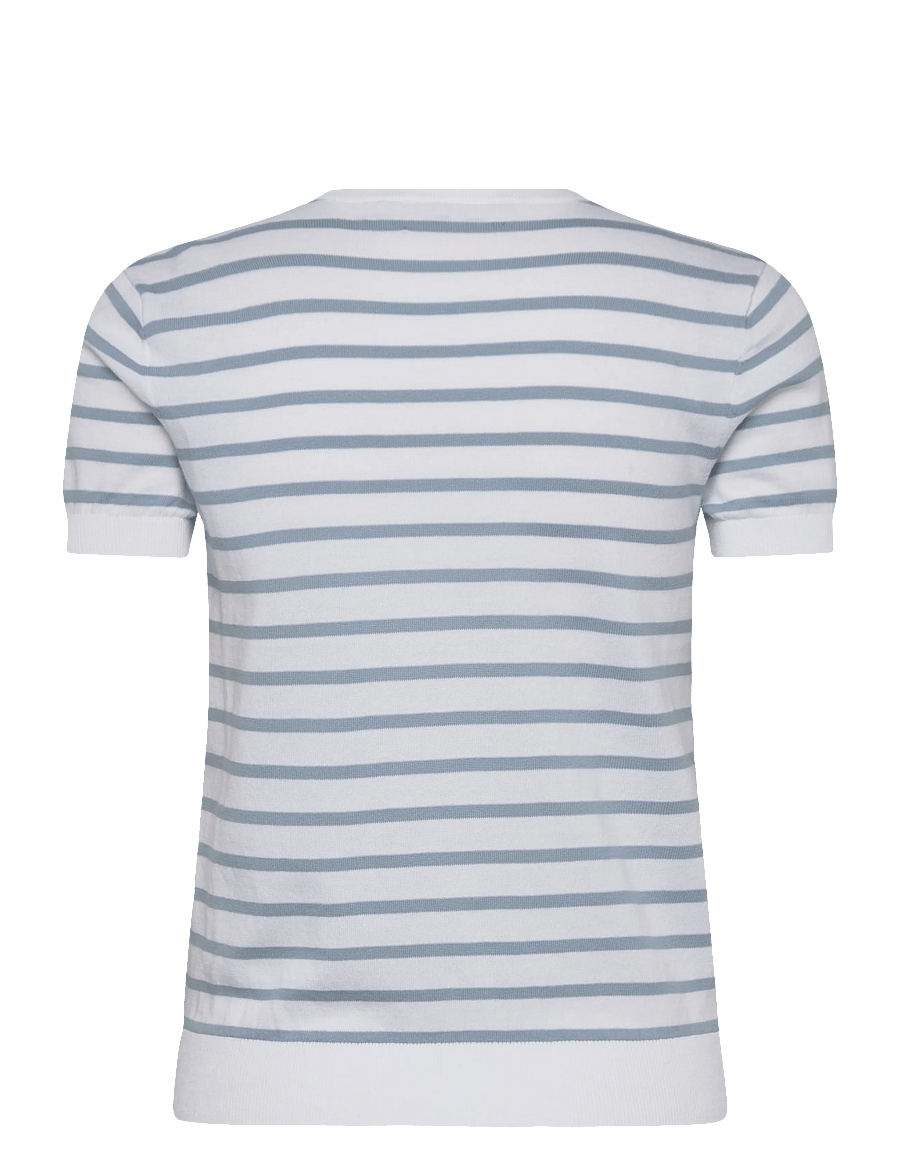 Lauren Ralph Lauren - SUPERFINE COTTON-SWEATER-PULLOVER - džemperi - white/blue note - 2