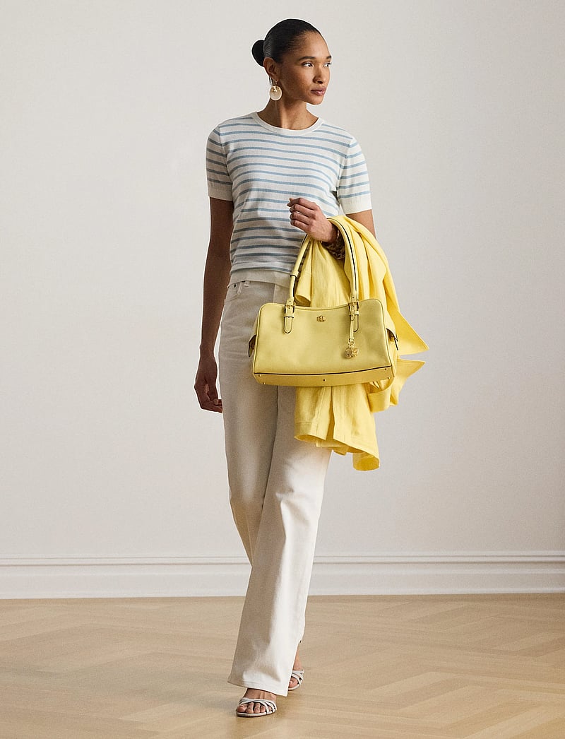 Lauren Ralph Lauren - SUPERFINE COTTON-SWEATER-PULLOVER - pullover - white/blue note - 3