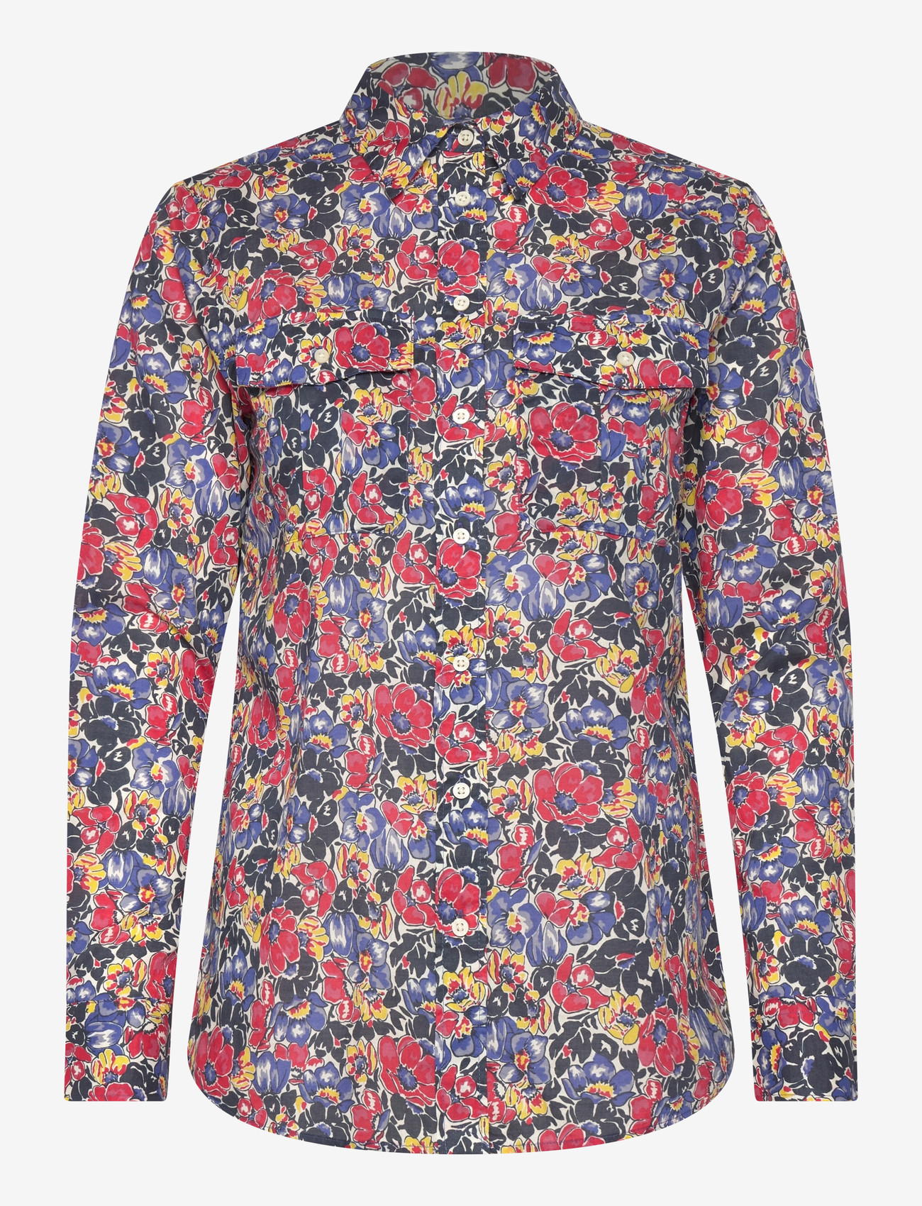 Lauren Ralph Lauren - 200P08827001 - långärmade skjortor - cream/red/blue - 0