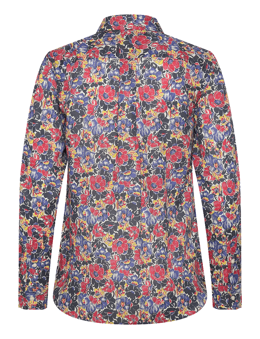 Lauren Ralph Lauren - 200P08827001 - långärmade skjortor - cream/red/blue - 2