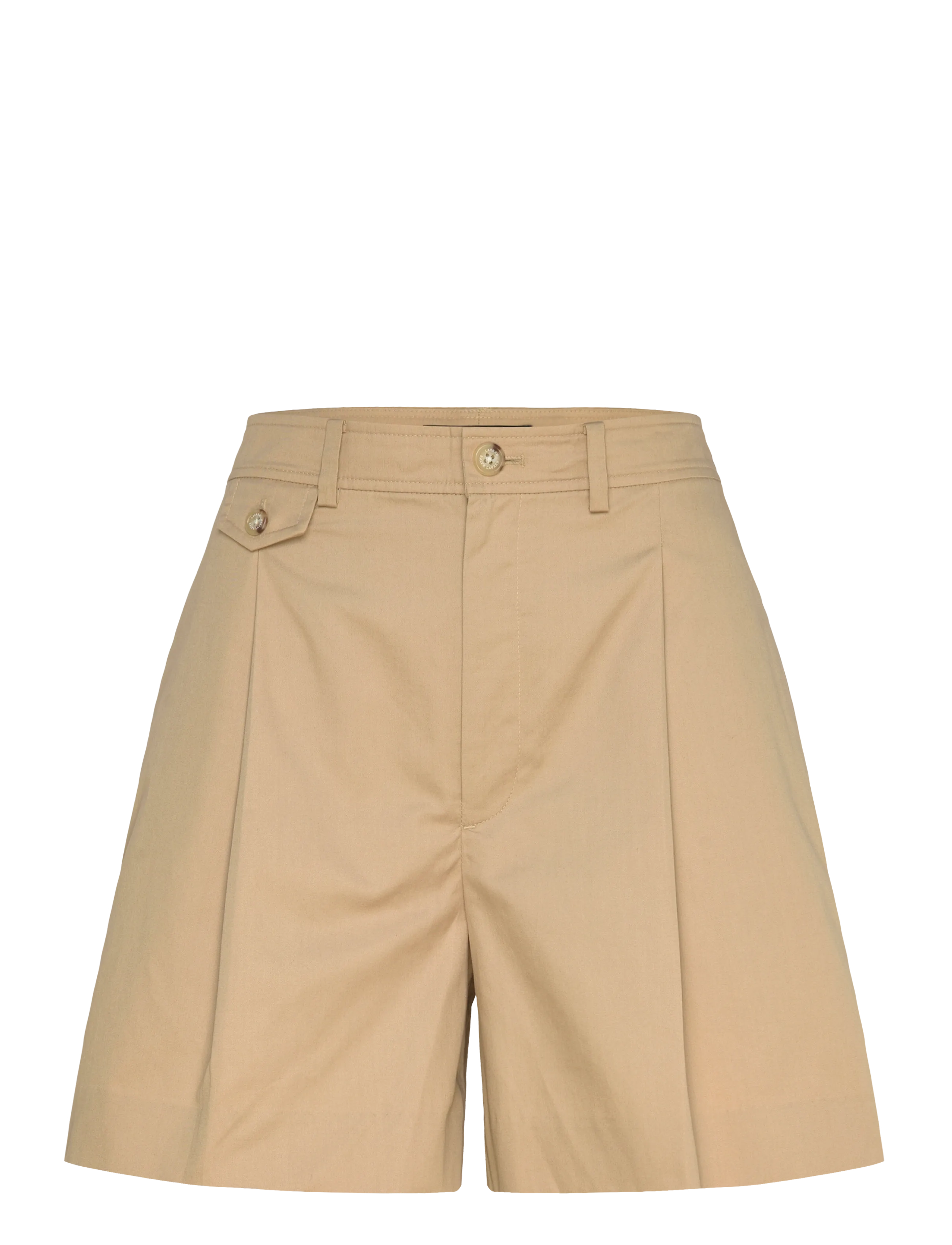 Lauren Ralph Lauren PAPER TOUCH TWILL-WVN-SHORTS - Shorts - BIRCH TAN / beige