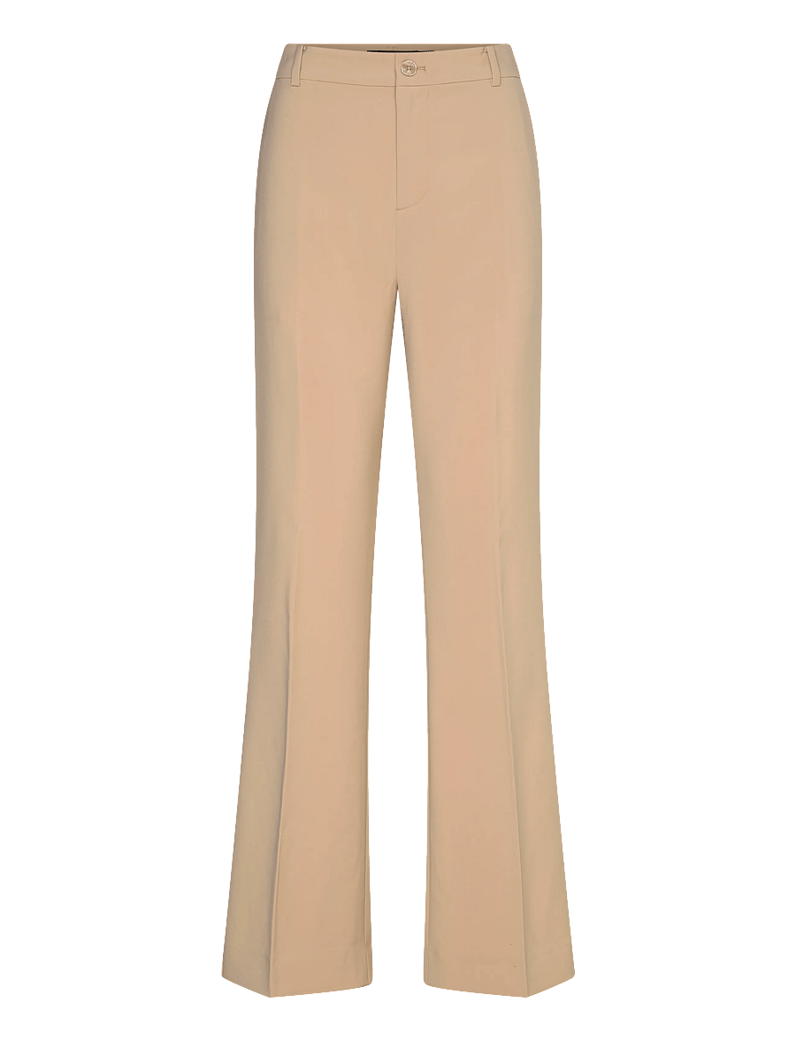 Lauren Ralph Lauren - CITY CREPE-WVN-PANTS - kostymbyxor - birch tan - 1