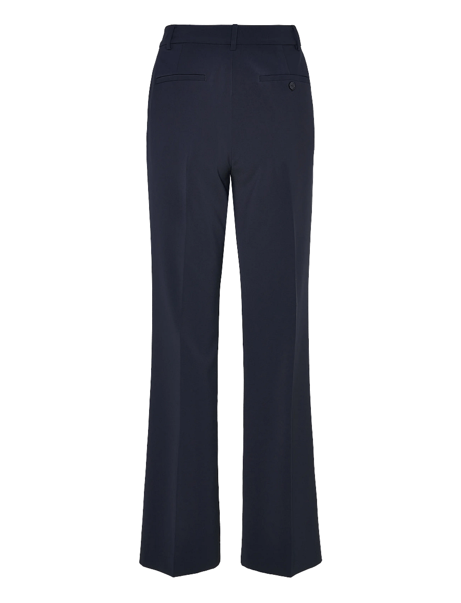 Lauren Ralph Lauren - CITY CREPE-WVN-PANTS - kostymbyxor - lauren navy - 2