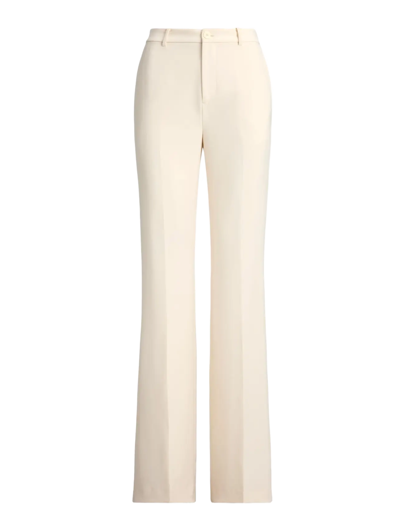 Lauren Ralph City Crepe-Wvn-Pants, 36, Trousers, Creme - Suitpants, Frauen