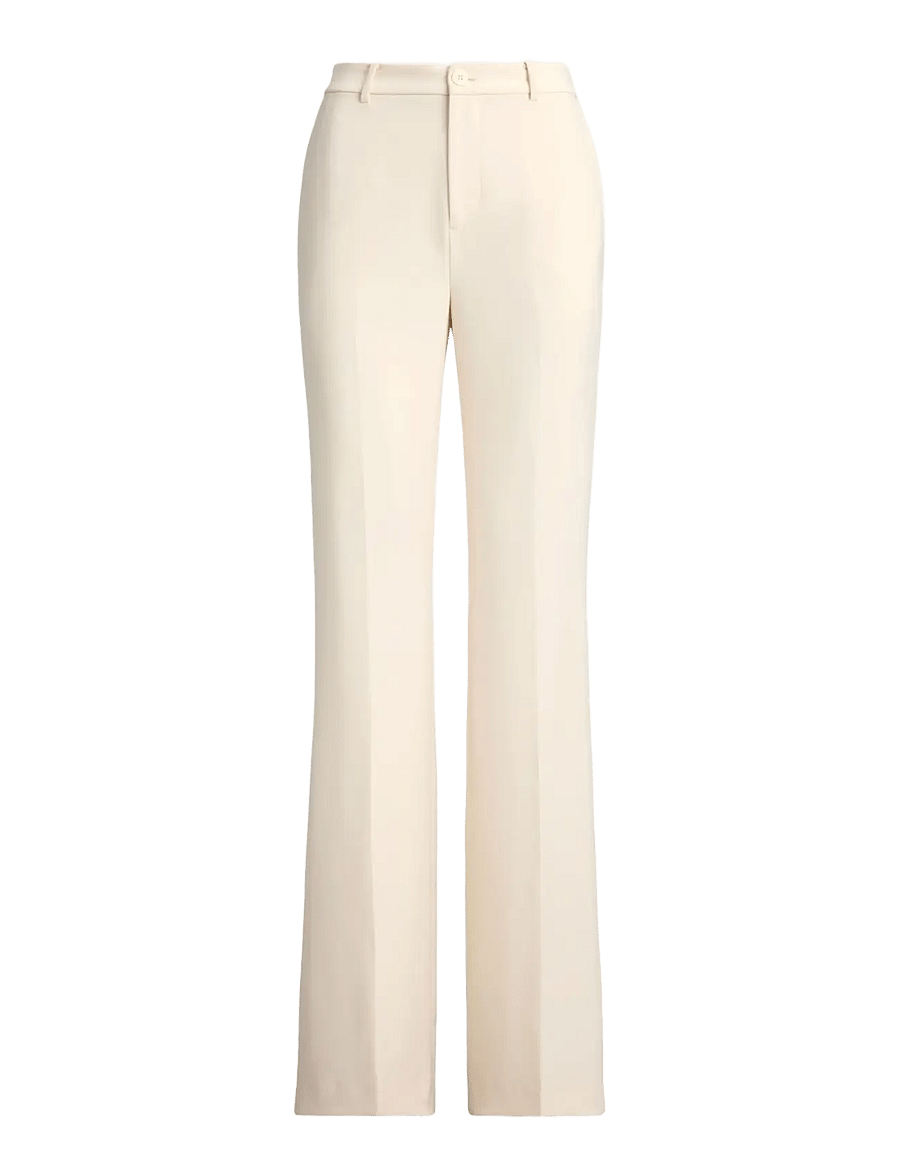 Lauren Ralph Lauren - CITY CREPE-WVN-PANTS - kostymbyxor - mascarpone cream - 0