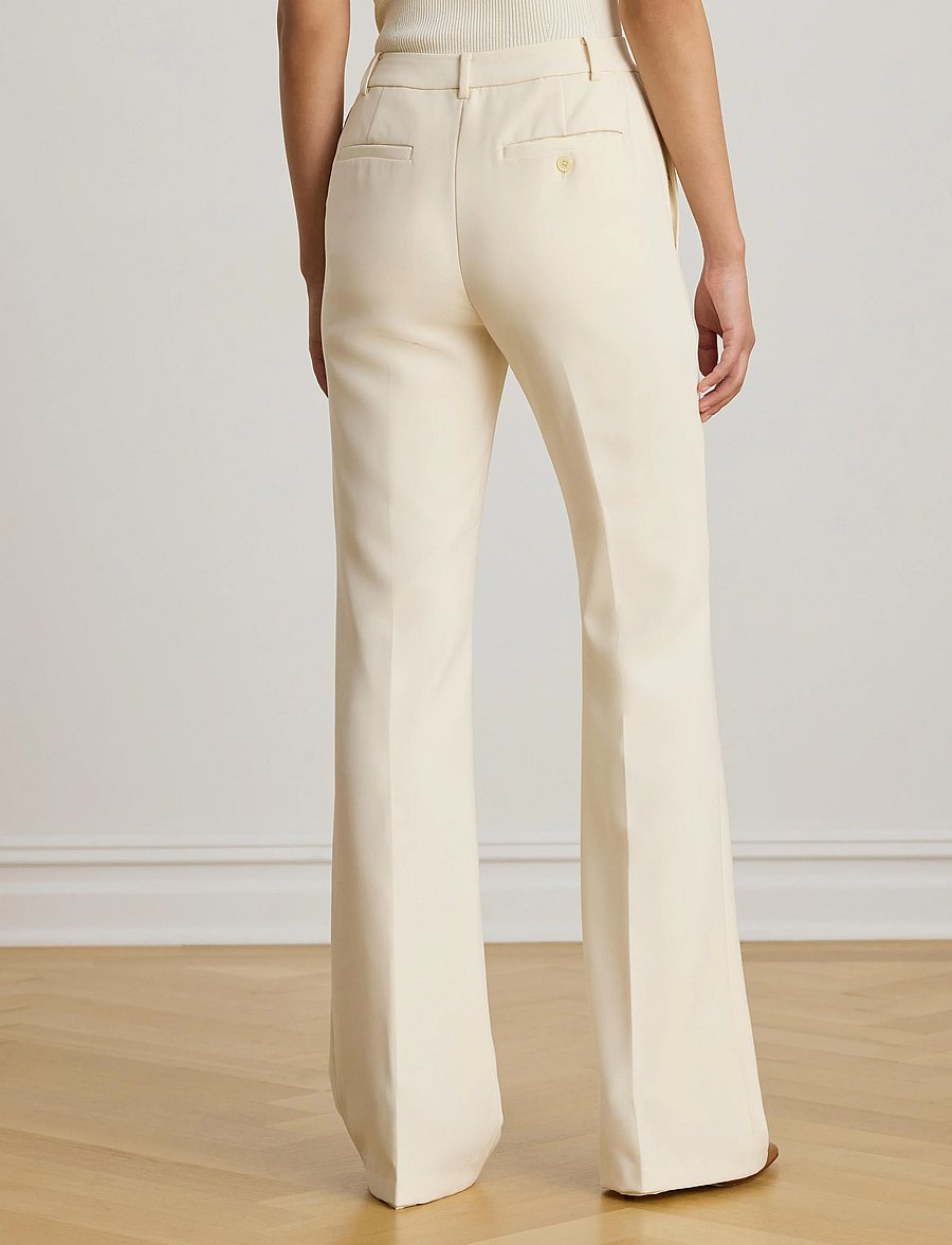 Lauren Ralph Lauren - CITY CREPE-WVN-PANTS - kostymbyxor - mascarpone cream - 5