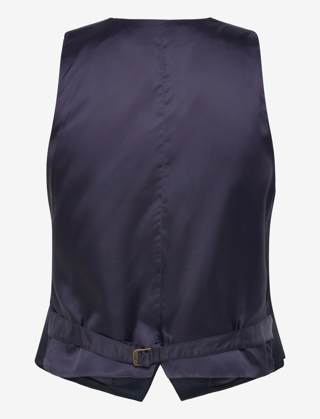 Lauren Ralph Lauren - LT DRAPY LINEN VISC-WVN-VEST - knitted vests - lauren navy - 1