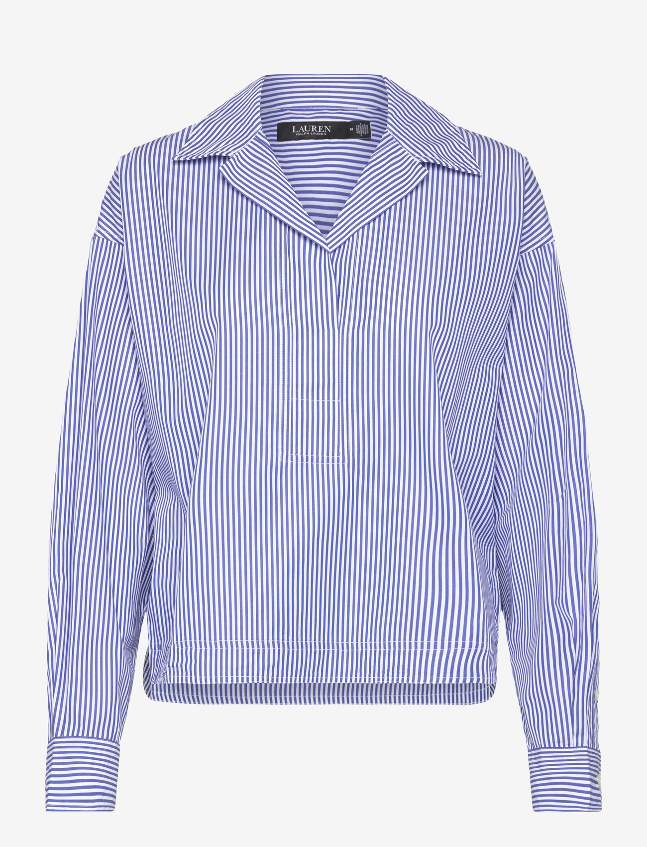 Lauren Ralph Lauren - Y/D 70'S BROADCLOTH-WVN-SHIRT - långärmade skjortor - blue/white - 0
