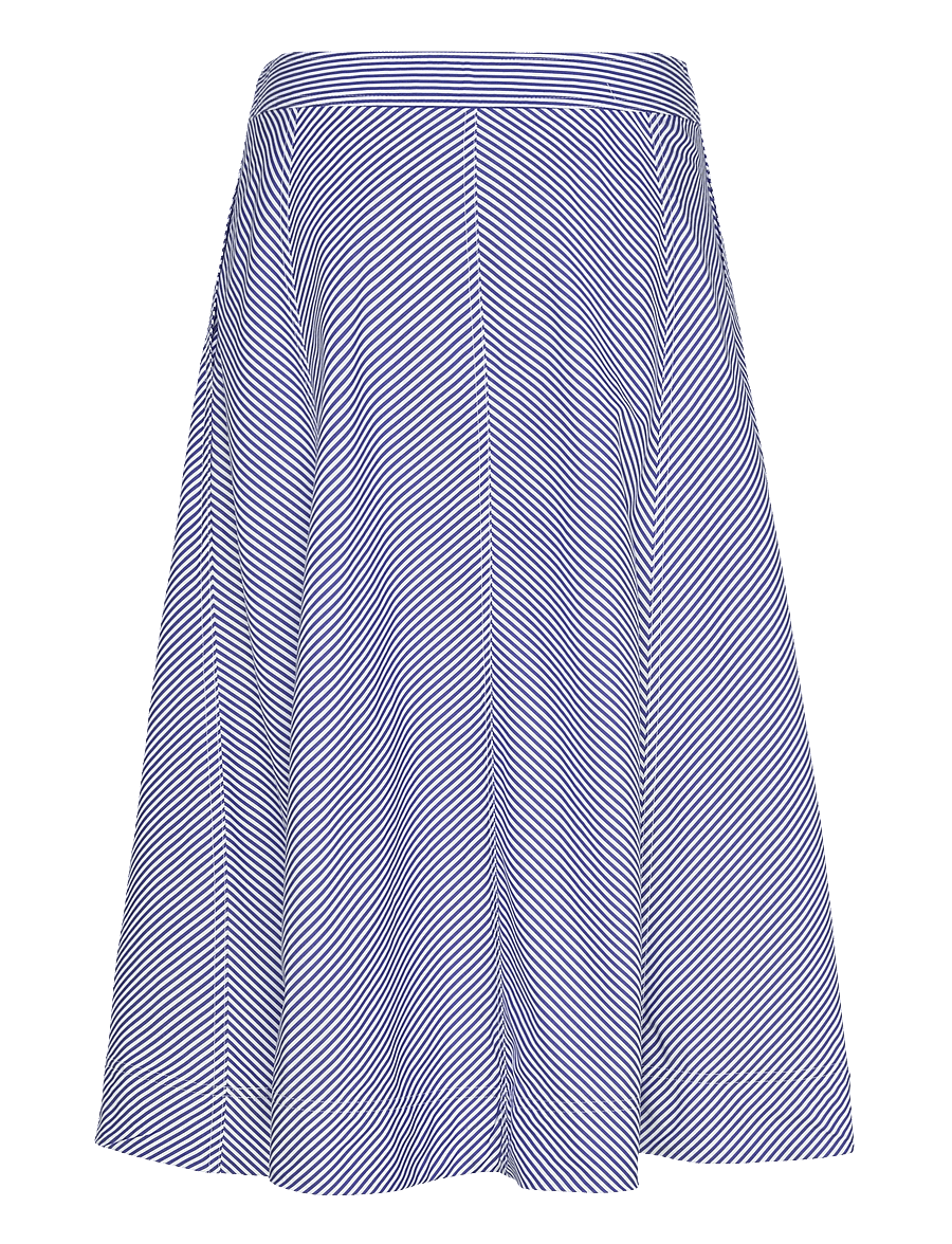 Lauren Ralph Lauren - Y/D 70'S BROADCLOTH-WVN-SKIRT - maxi röcke - blue/white - 2