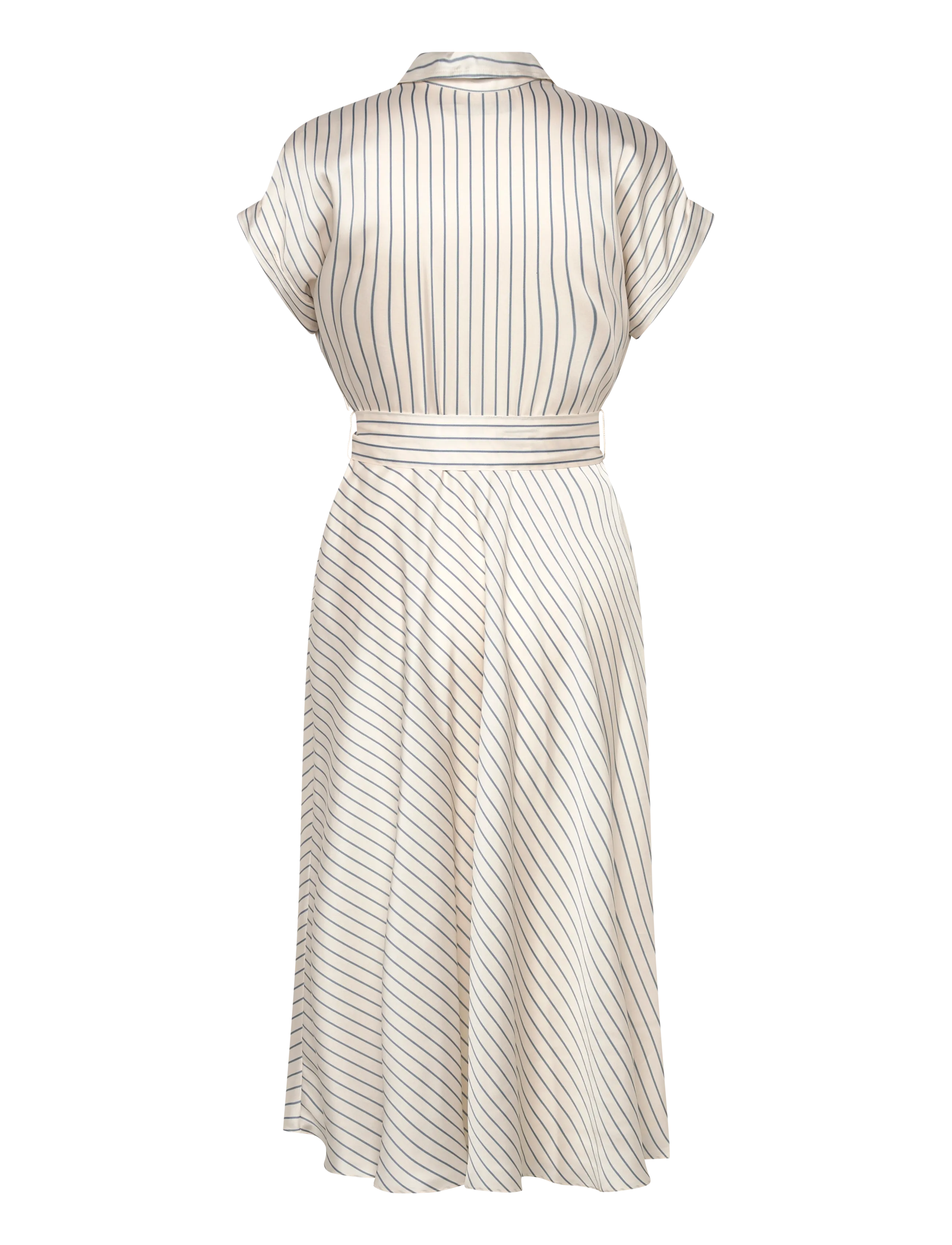 Lauren Ralph Lauren - LUXE TWILL-WVN-DRESSES - robes portefeuille - cream/blue - 2