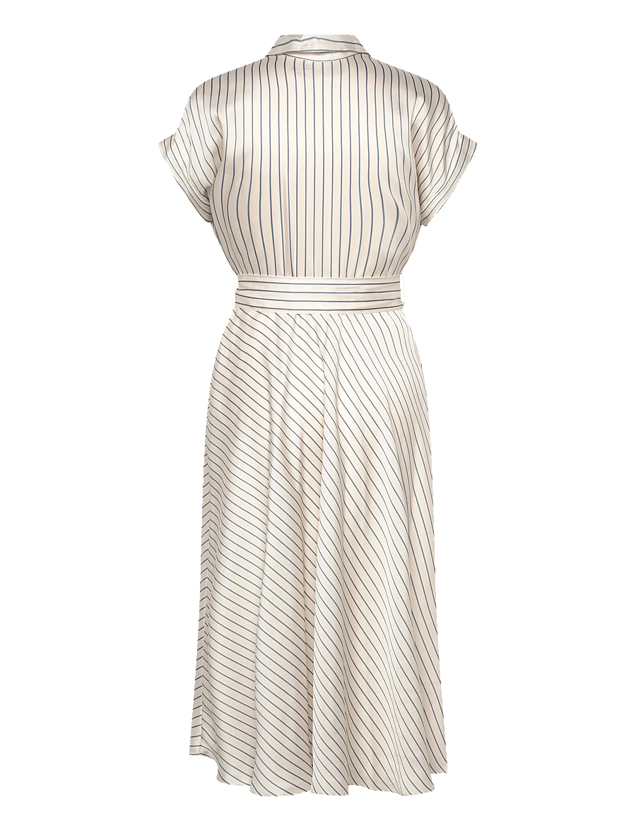 Lauren Ralph Lauren - LUXE TWILL-WVN-DRESSES - robes portefeuille - cream/blue - 2