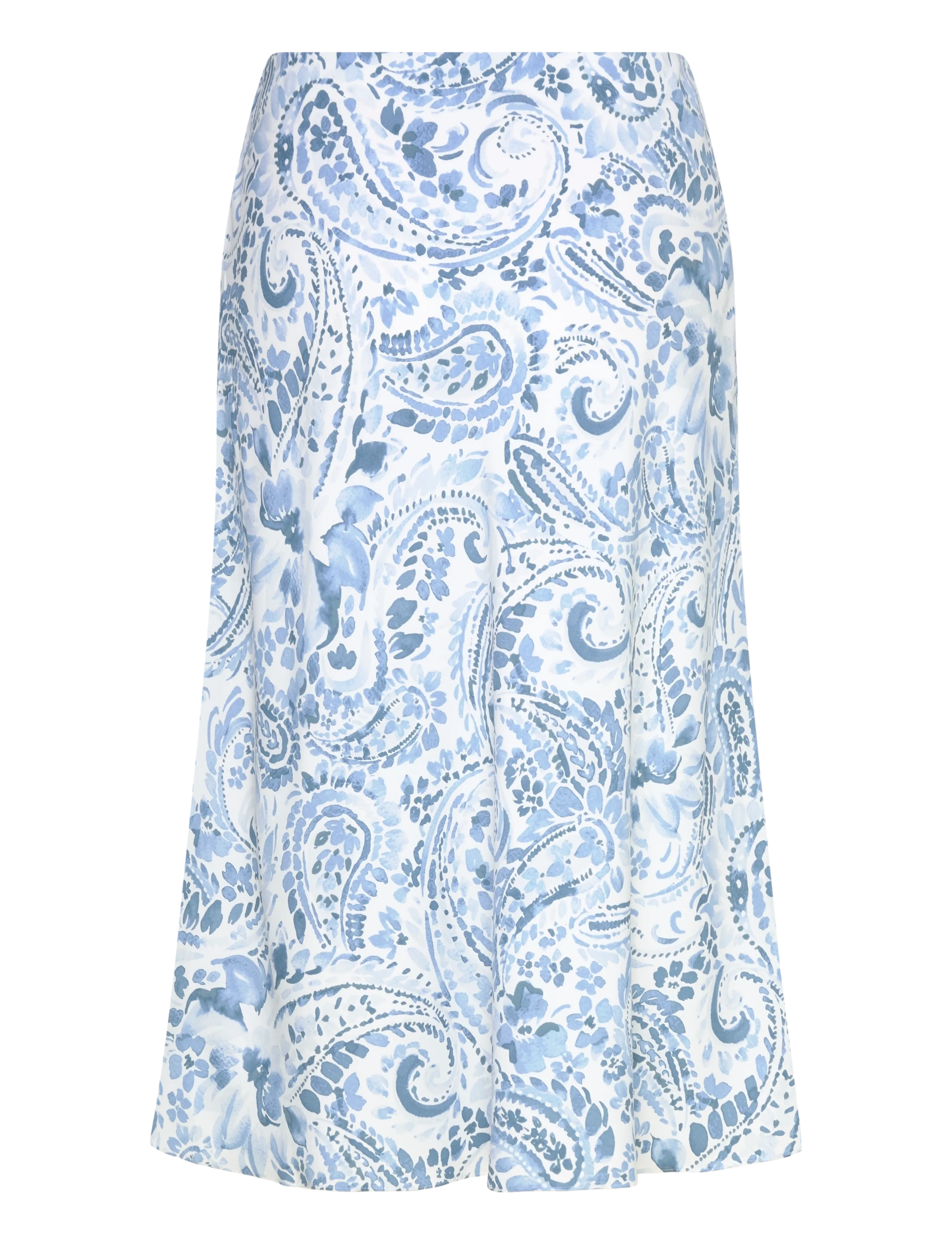 Lauren Ralph Lauren - POLY CDC 79-WVN-SKIRT - midi nederdele - white/blue - 2