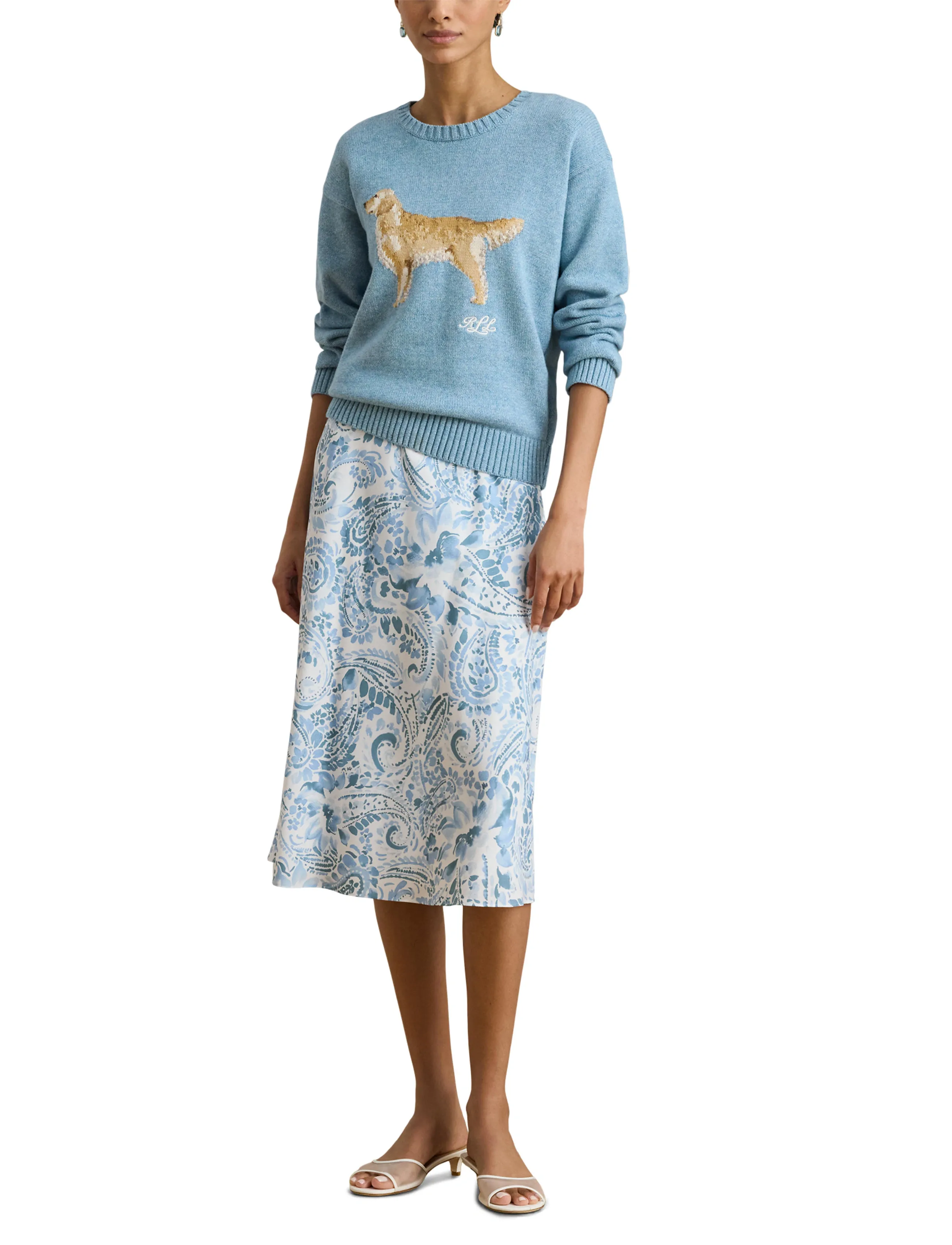 Lauren Ralph Lauren Poly Cdc 79-Wvn-Skirt midikjolar dam – bild 8