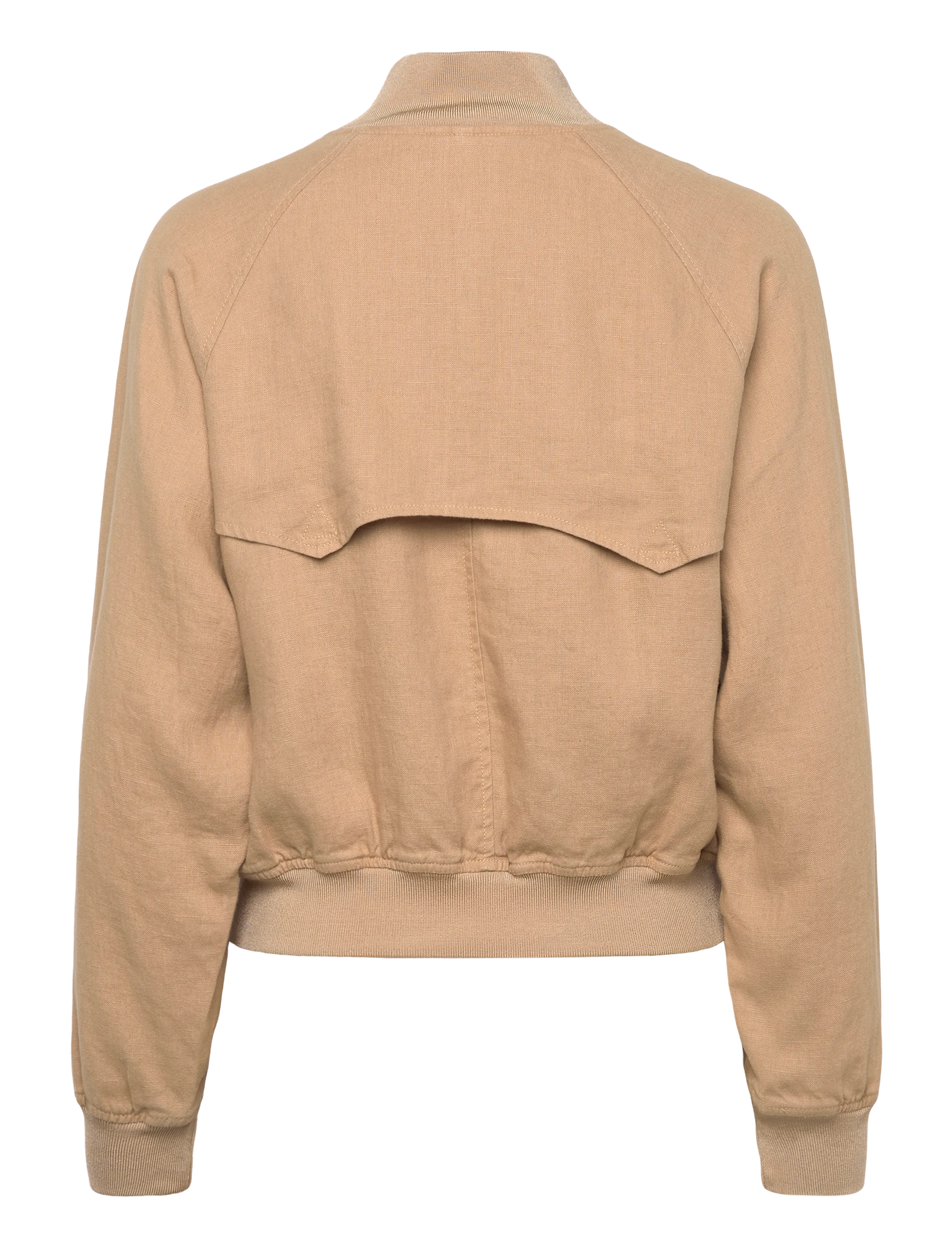 Lauren Ralph Lauren - CLASSIC LINEN-WVN-JACKET - bomberjakker - birch tan - 2