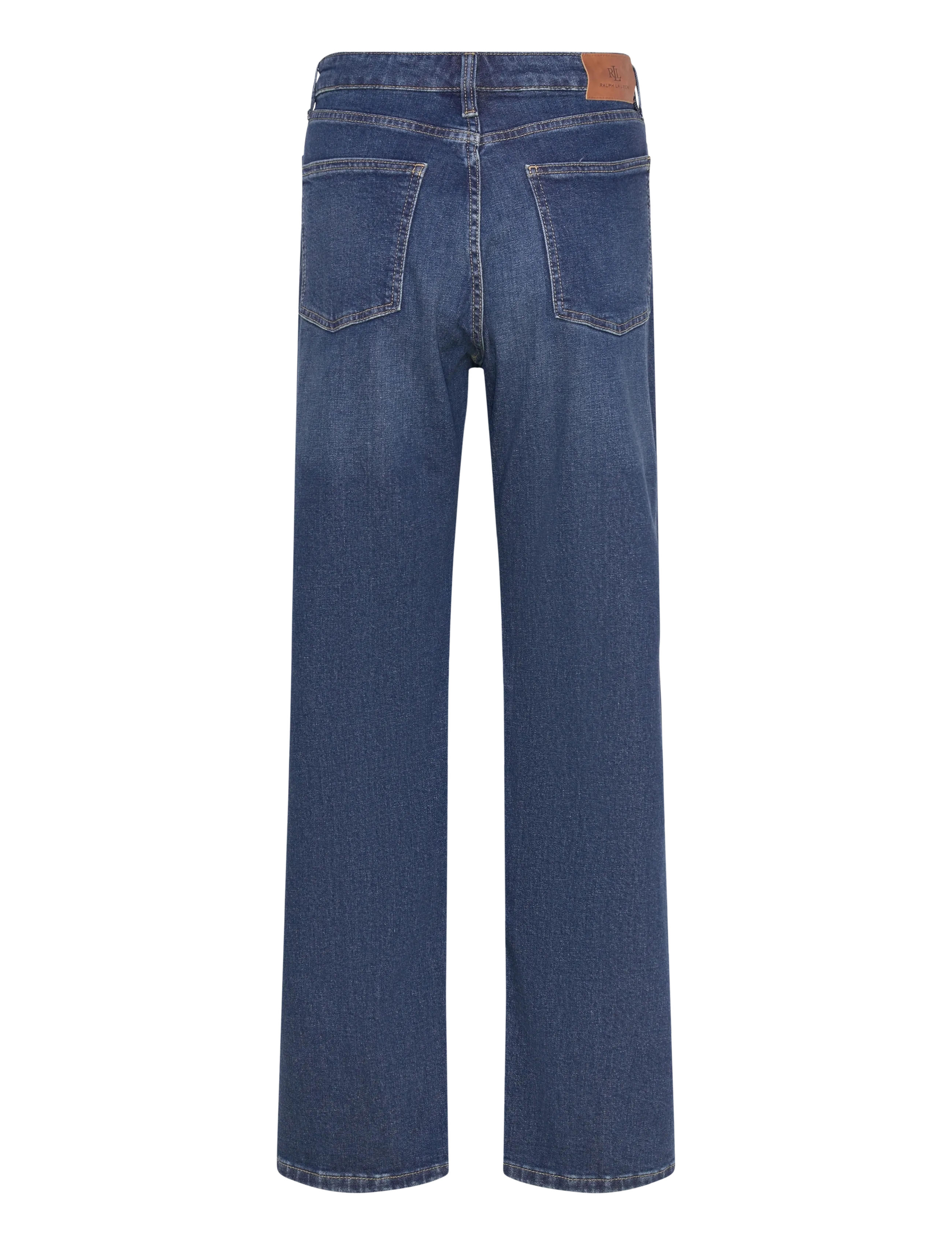 Lauren Ralph Lauren - High-Rise Straight Wide-Leg Jean - brede jeans - maxen wash - 2