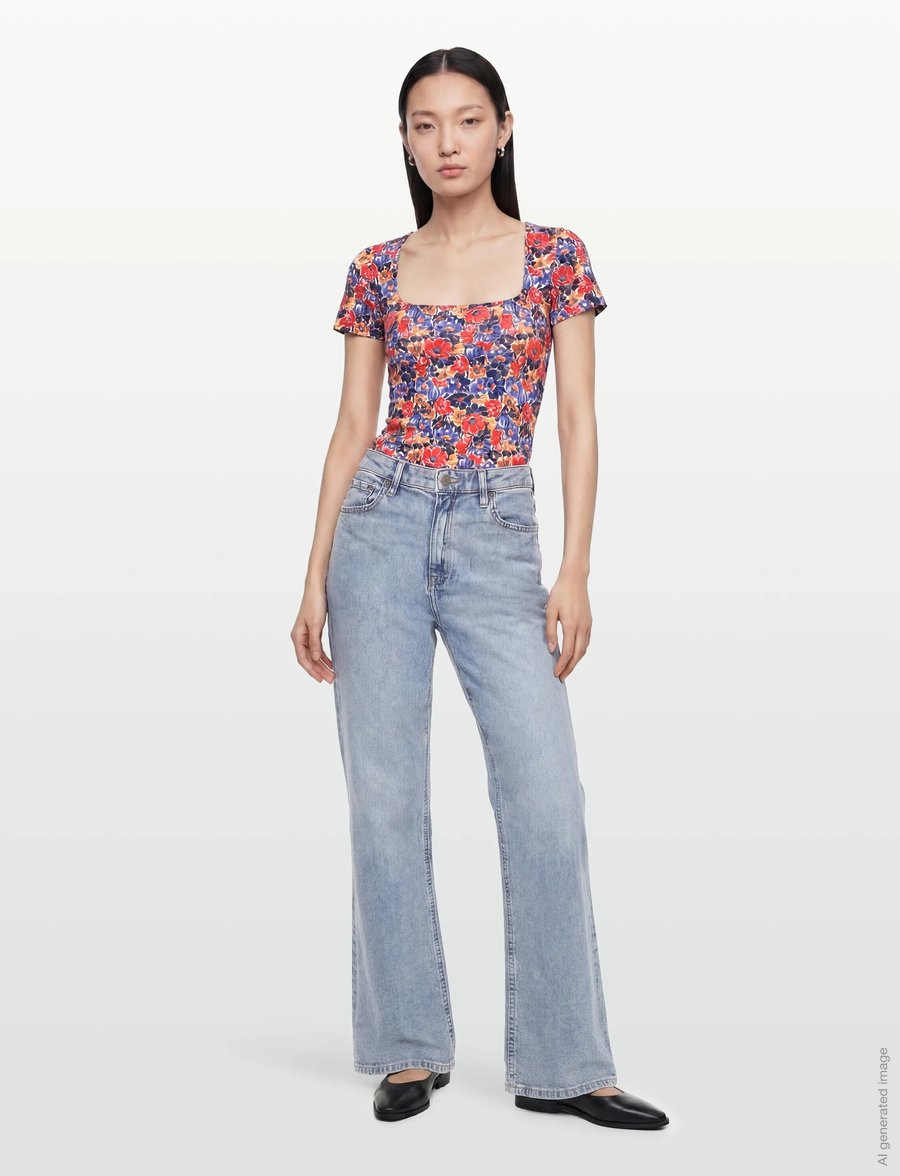 Lauren Ralph Lauren - 200P08986001 - mom jeans - fawne wash - 0