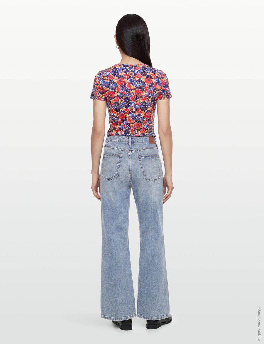 Lauren Ralph Lauren - 200P08986001 - mom jeans - fawne wash - 4