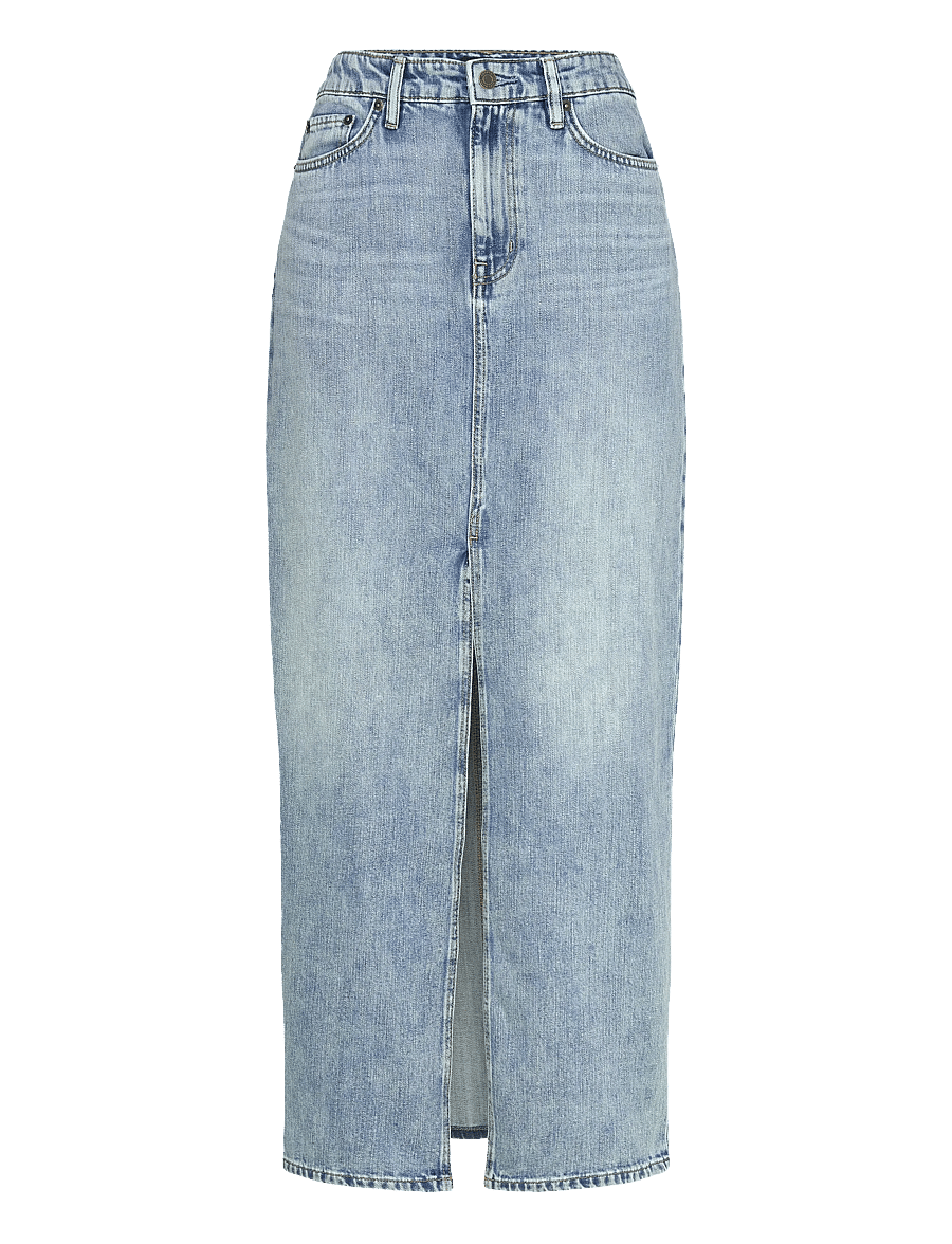 Lauren Ralph Lauren - Denim Maxiskirt - jeanskjolar - fawne wash - 1
