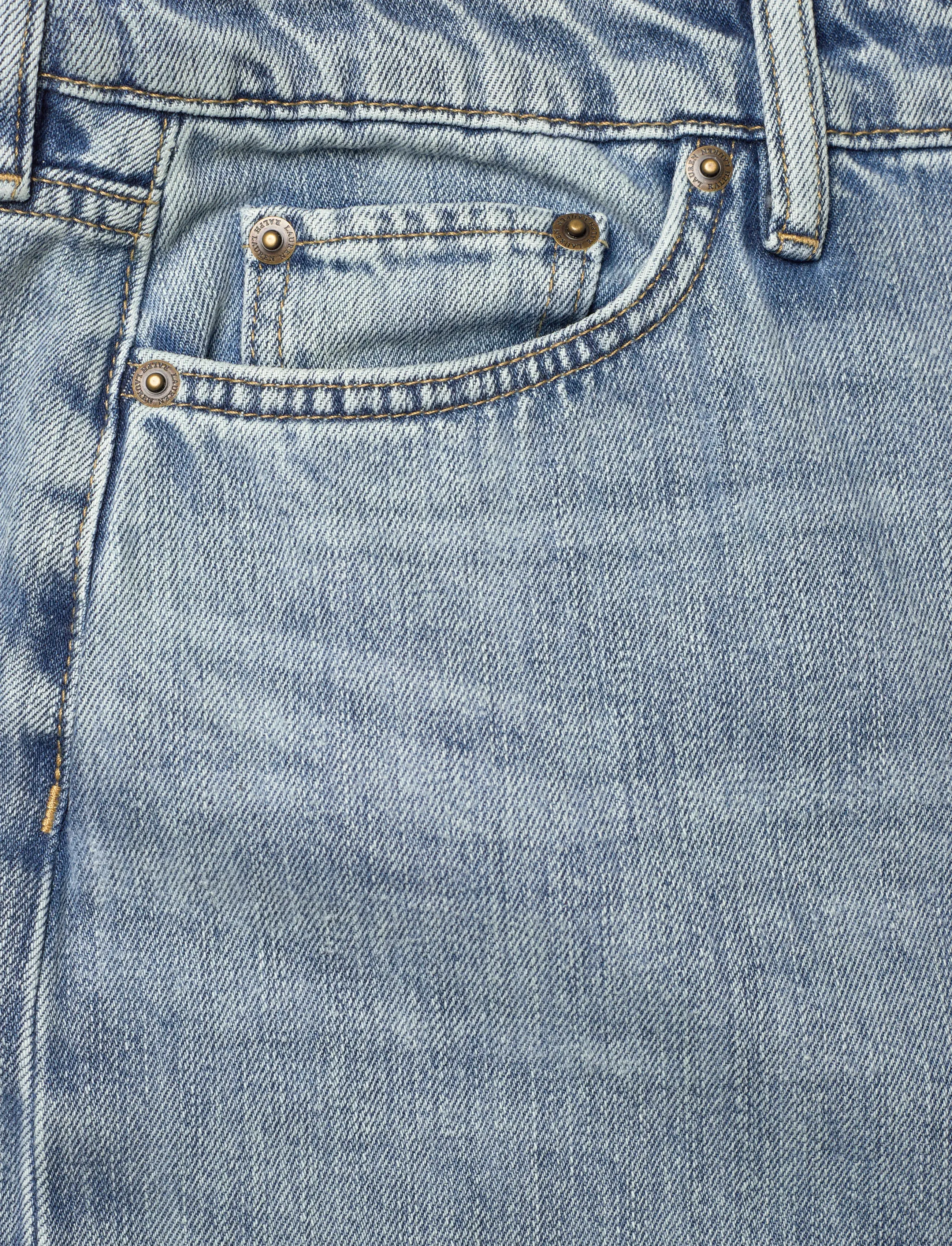 Lauren Ralph Lauren - 3X1 RIGID DENIM-WVN-SKIRT - jupes en jeans - fawne wash - 4