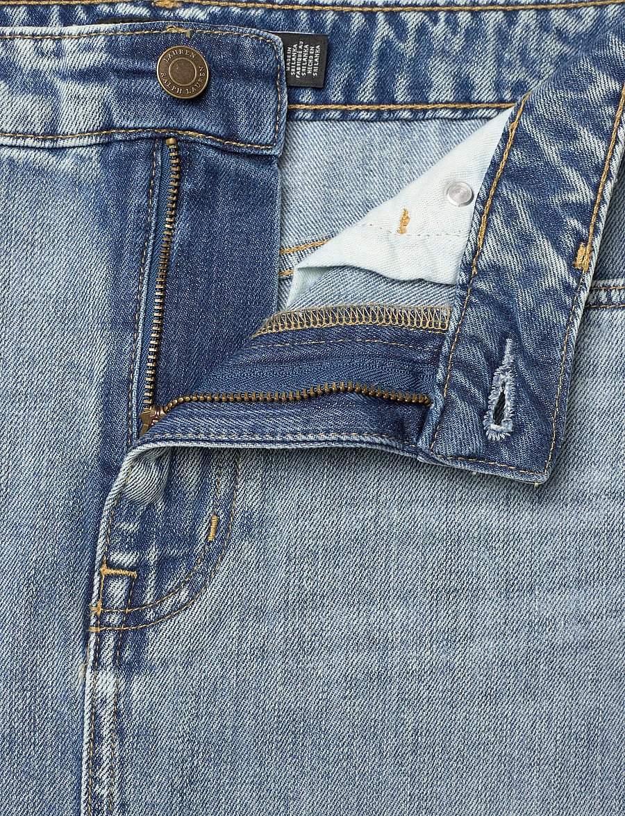 Lauren Ralph Lauren - Denim Maxiskirt - jeanskjolar - fawne wash - 5