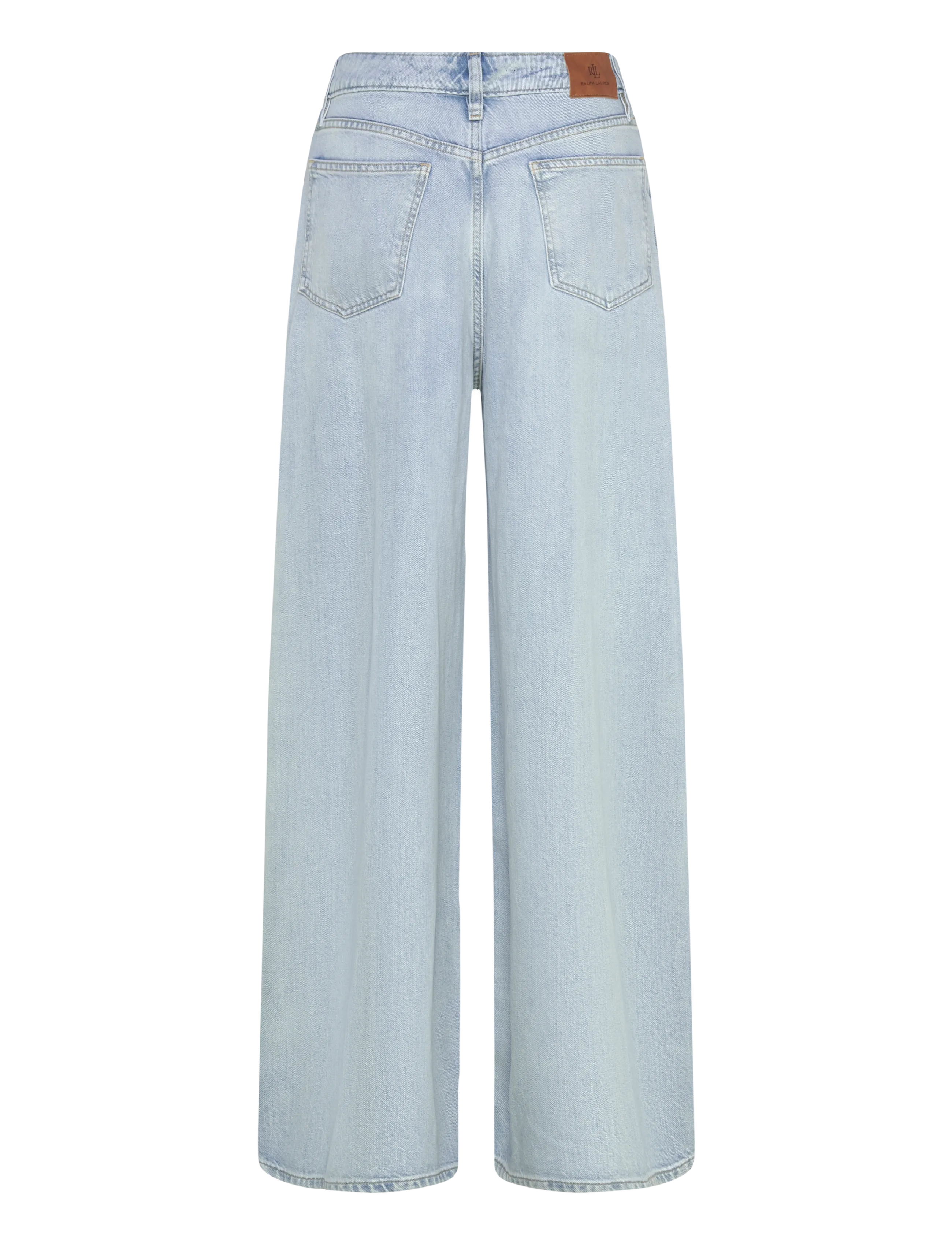Lauren Ralph Lauren - 3X1 RIGID DENIM-WVN-PANTS - víðar gallabuxur - arilee wash - 2