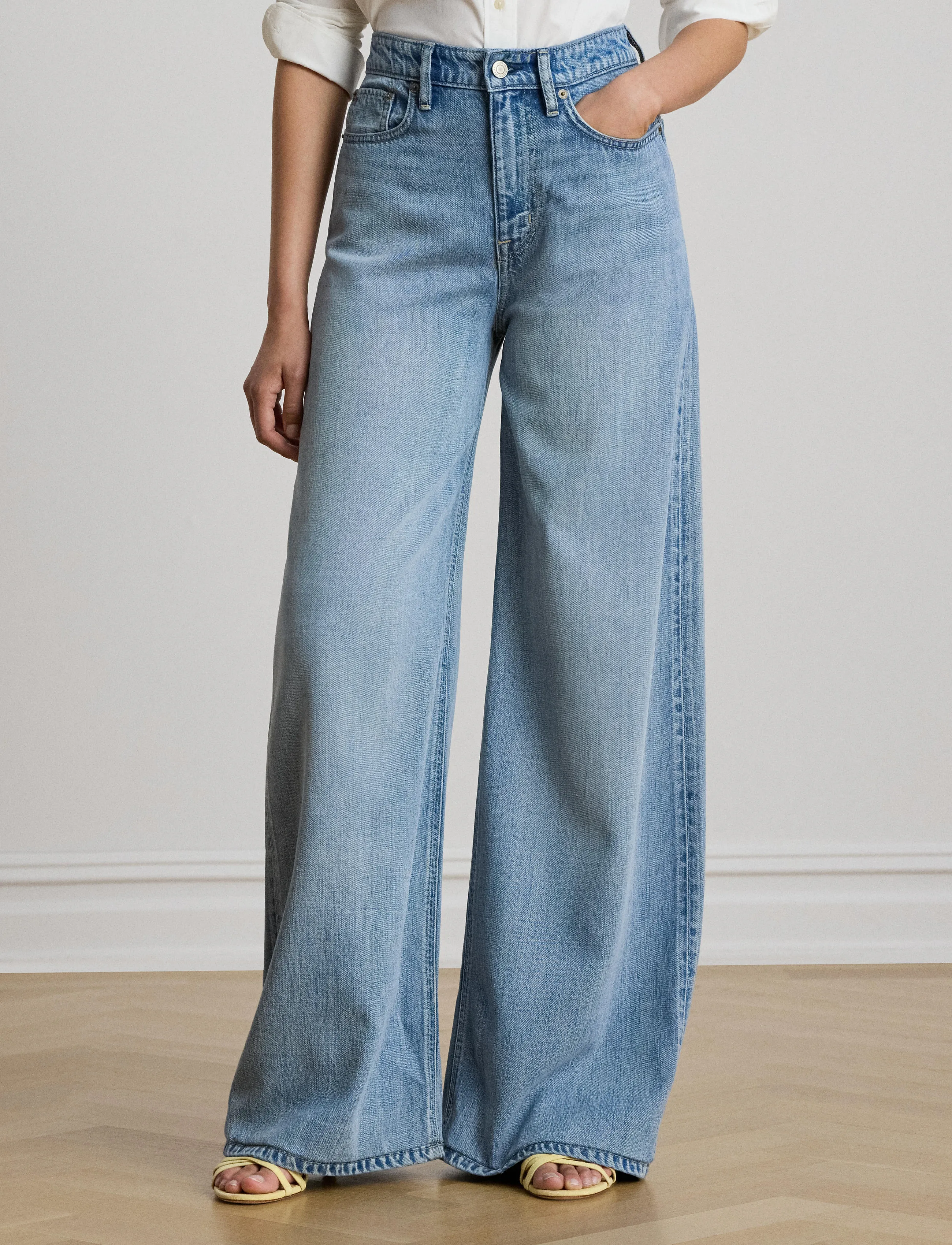 Lauren Ralph Lauren 3X1 Rigid Denim-Wvn-Pants jeans dam – bild 5