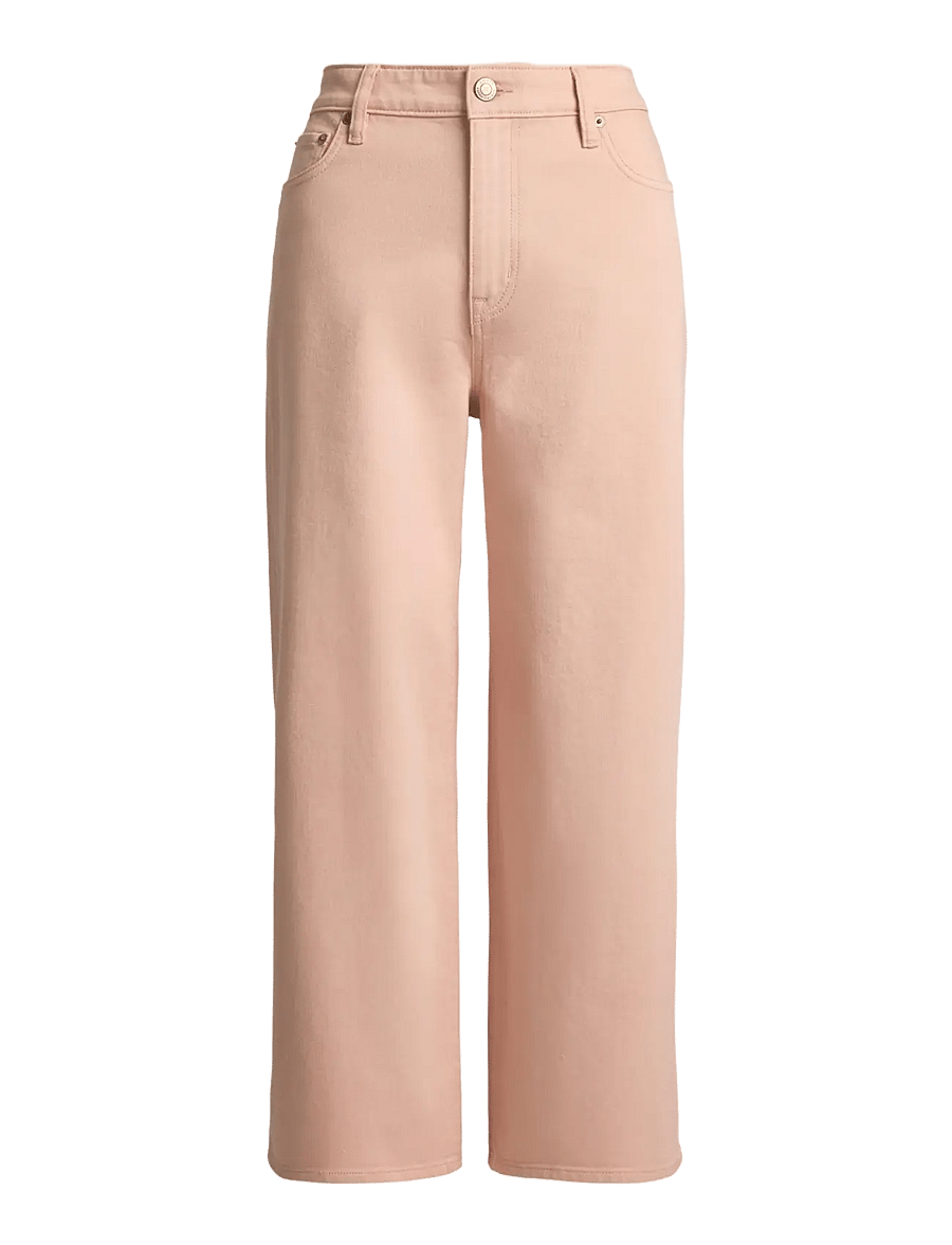 Lauren Ralph Lauren - LOW STR DENIM-WVN-PANTS - straight jeans - pink rhodonite - 1