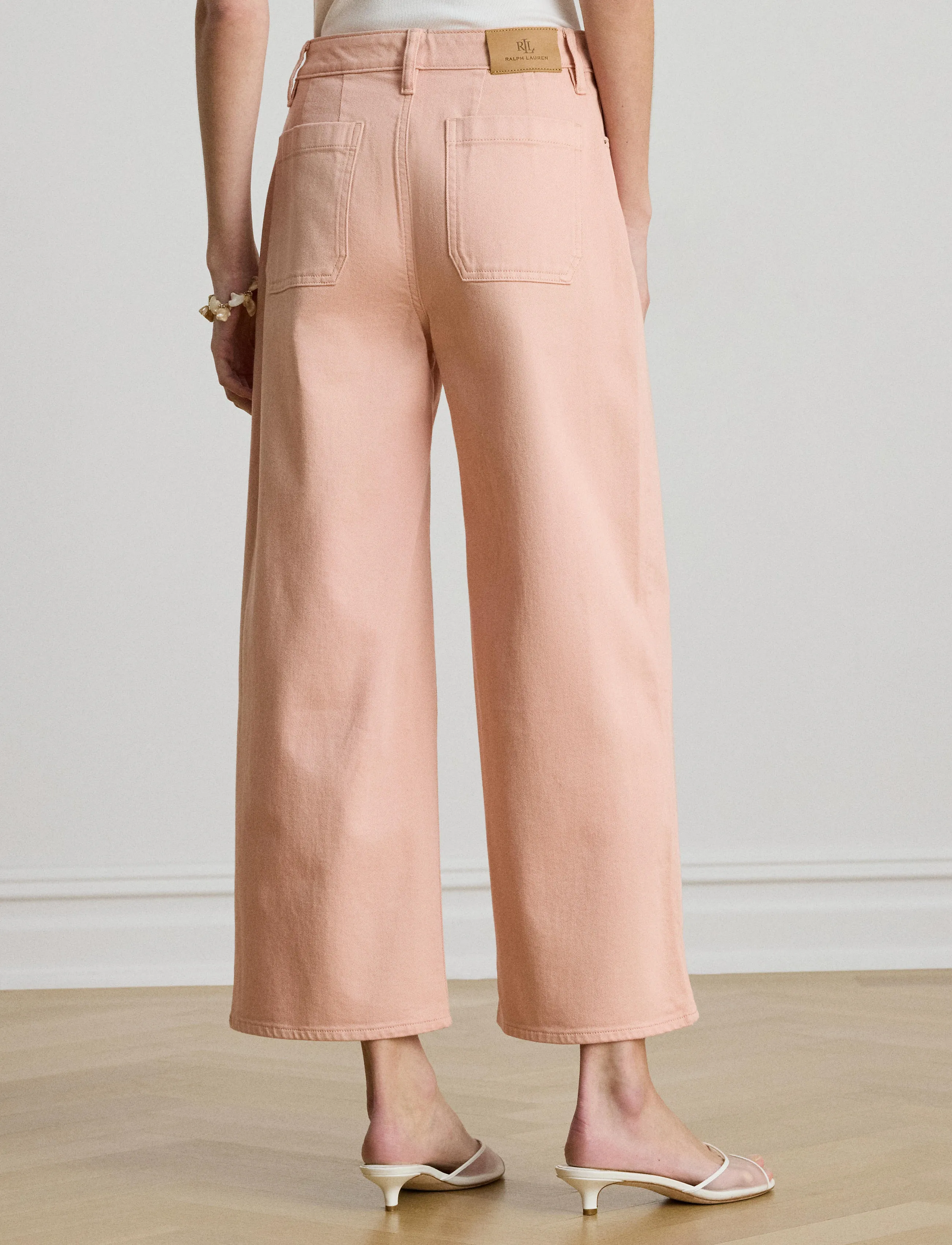 Lauren Ralph Lauren - LOW STR DENIM-WVN-PANTS - straight jeans - pink rhodonite - 5