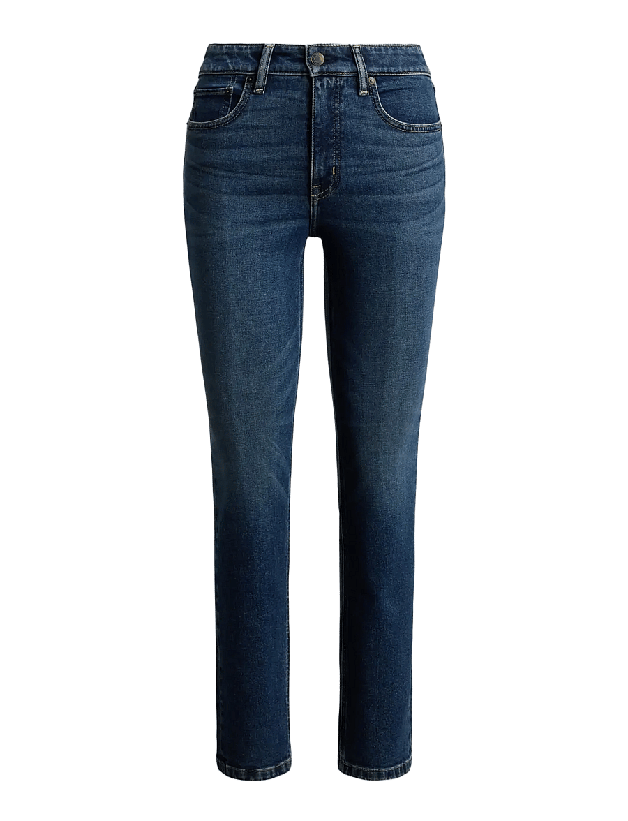 Lauren Ralph Lauren - High-Rise Straight Ankle Jean - skinny jeans - maxen wash - 1