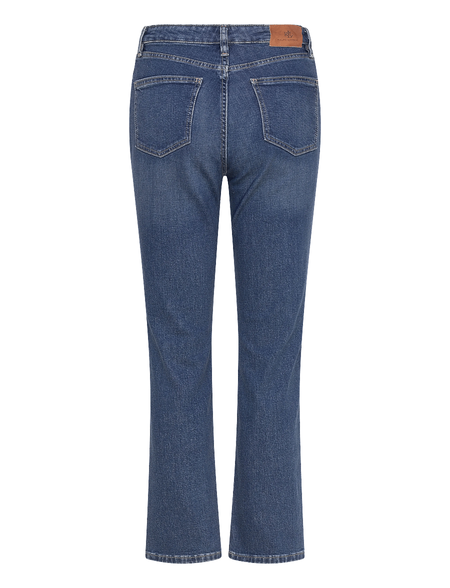 Lauren Ralph Lauren - High-Rise Straight Ankle Jean - skinny jeans - maxen wash - 2