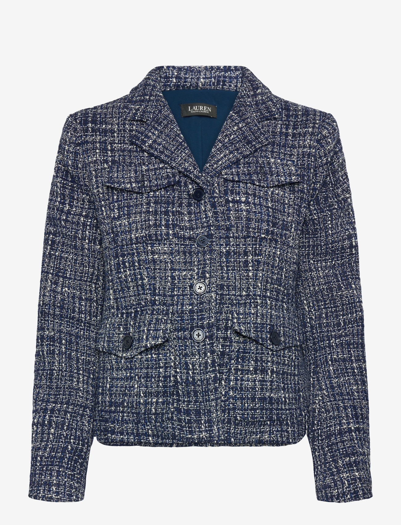 Lauren Ralph Lauren - CLASSIC BOUCLE-WVN-BLAZER/SPORT COA - navy blue multi - 0