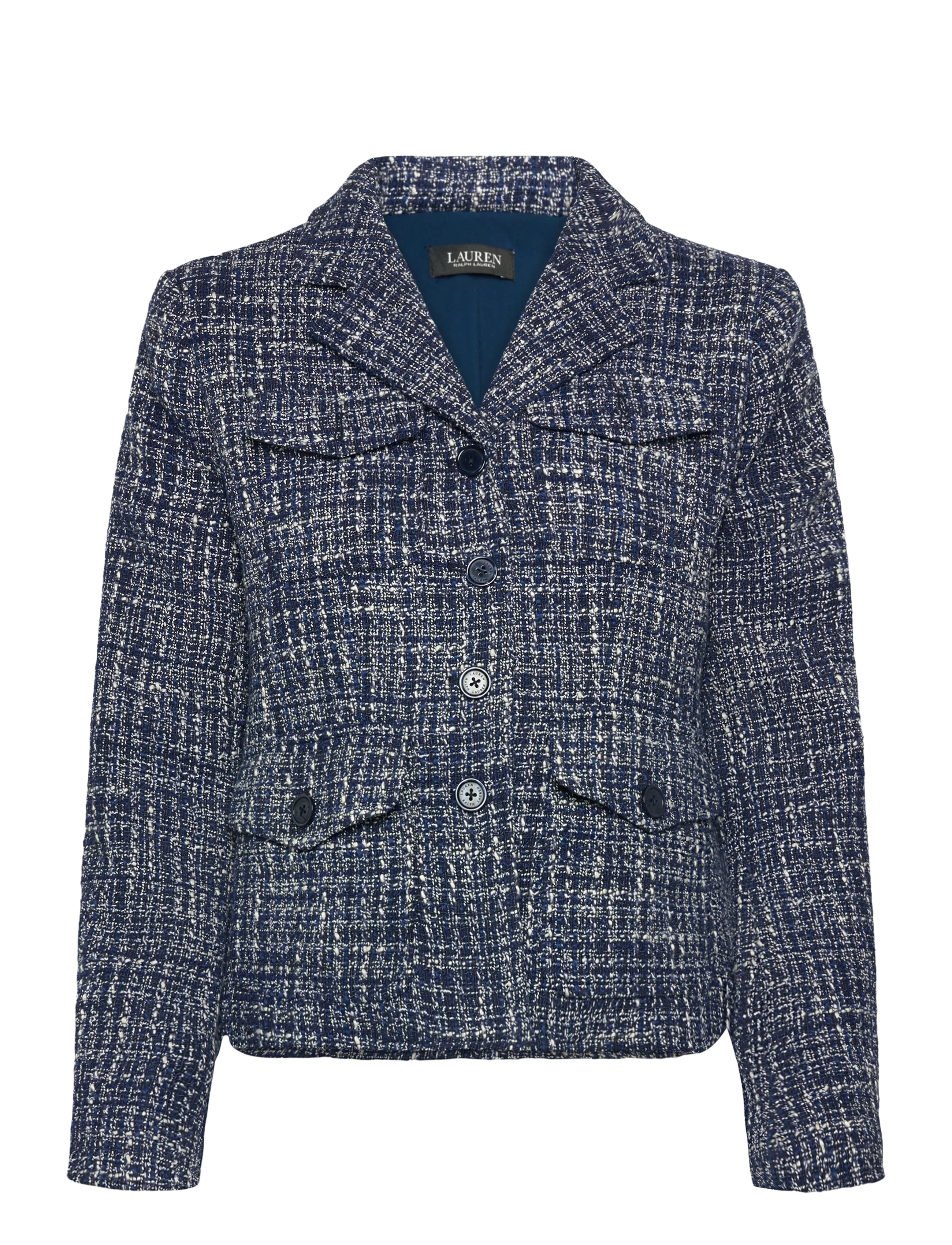 Lauren Ralph Lauren CLASSIC BOUCLE-WVN-BLAZER/SPORT COA - Blazere - NAVY BLUE MULTI / navy