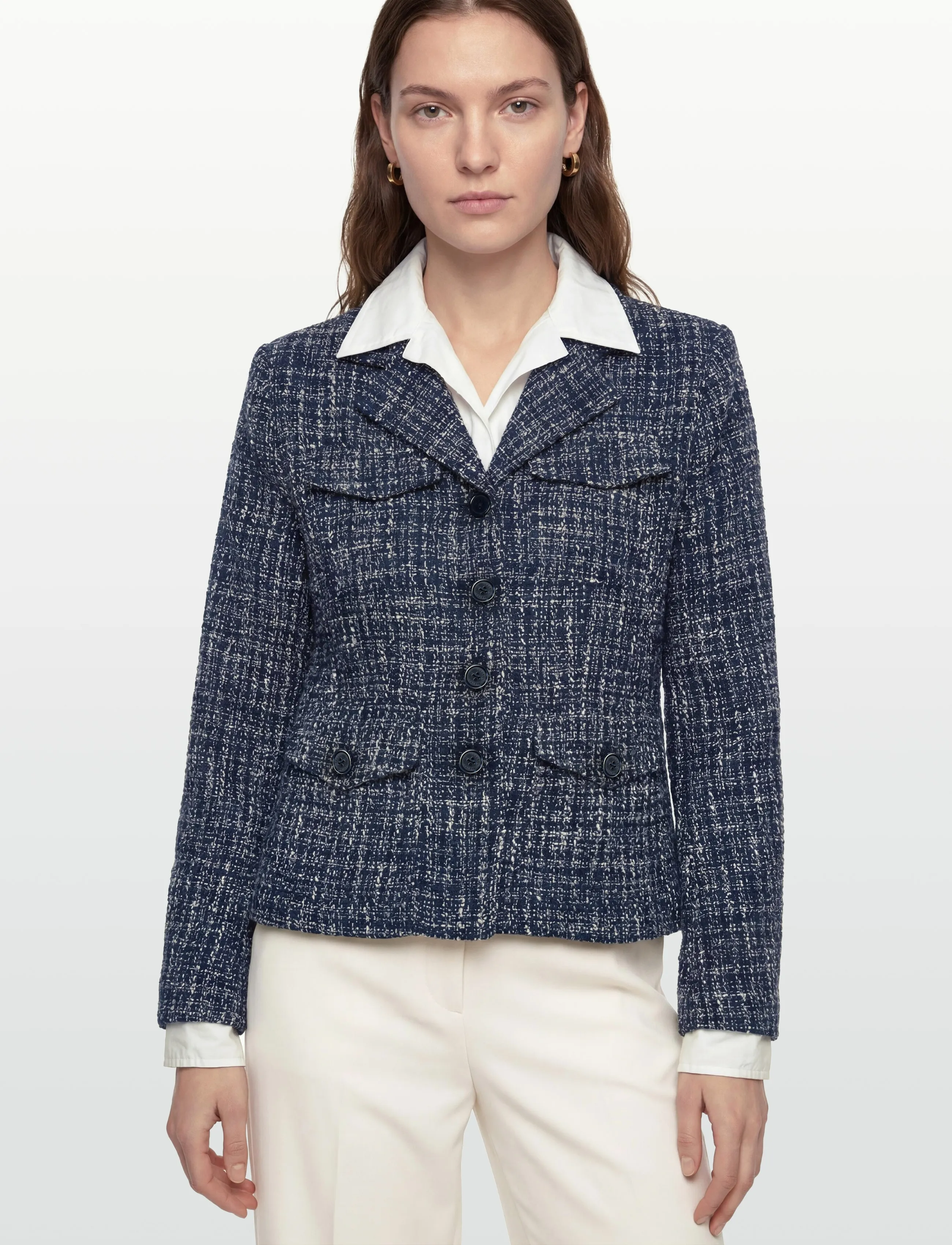 Lauren Ralph Lauren - CLASSIC BOUCLE-WVN-BLAZER/SPORT COA - navy blue multi - 3
