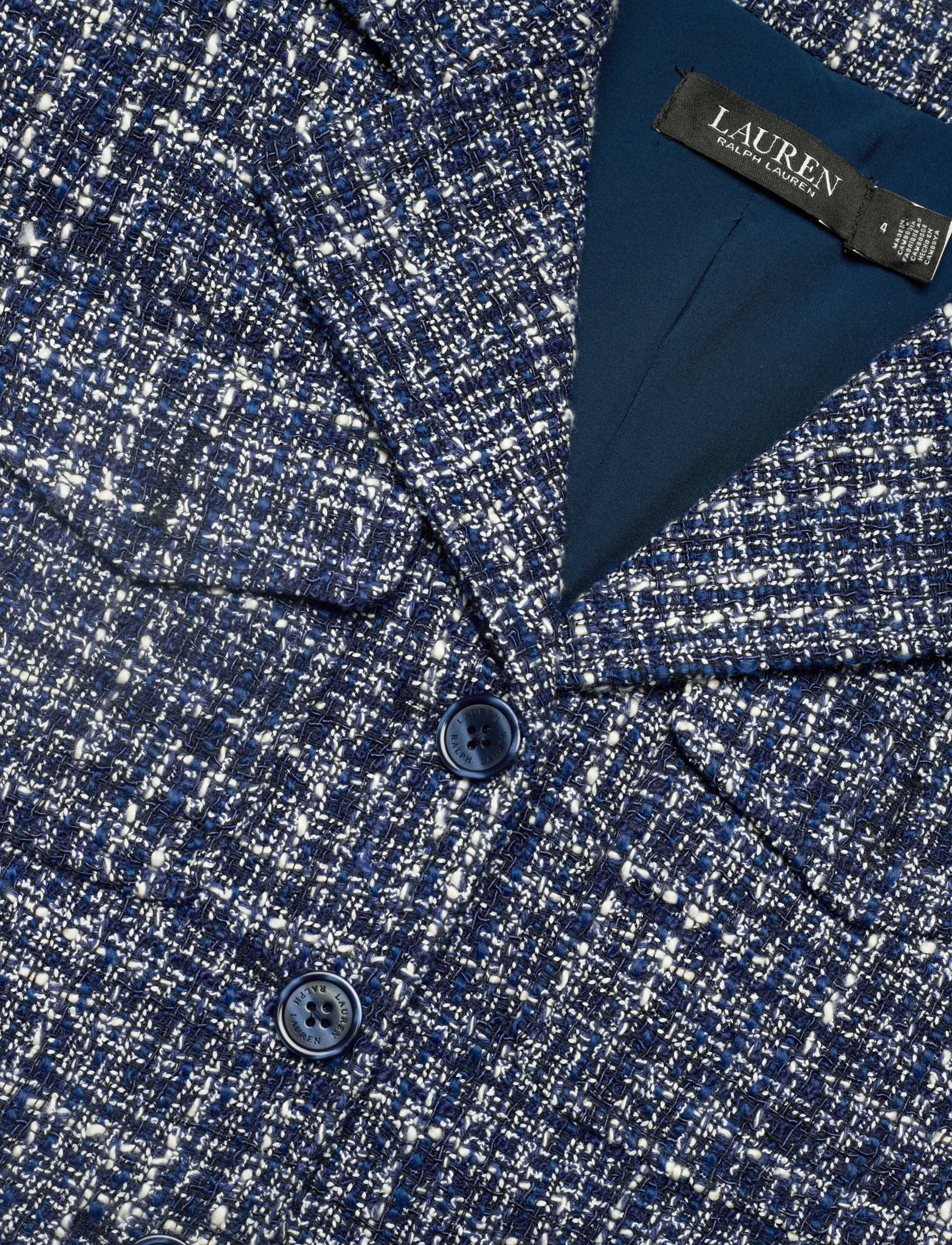 Lauren Ralph Lauren - CLASSIC BOUCLE-WVN-BLAZER/SPORT COA - navy blue multi - 5