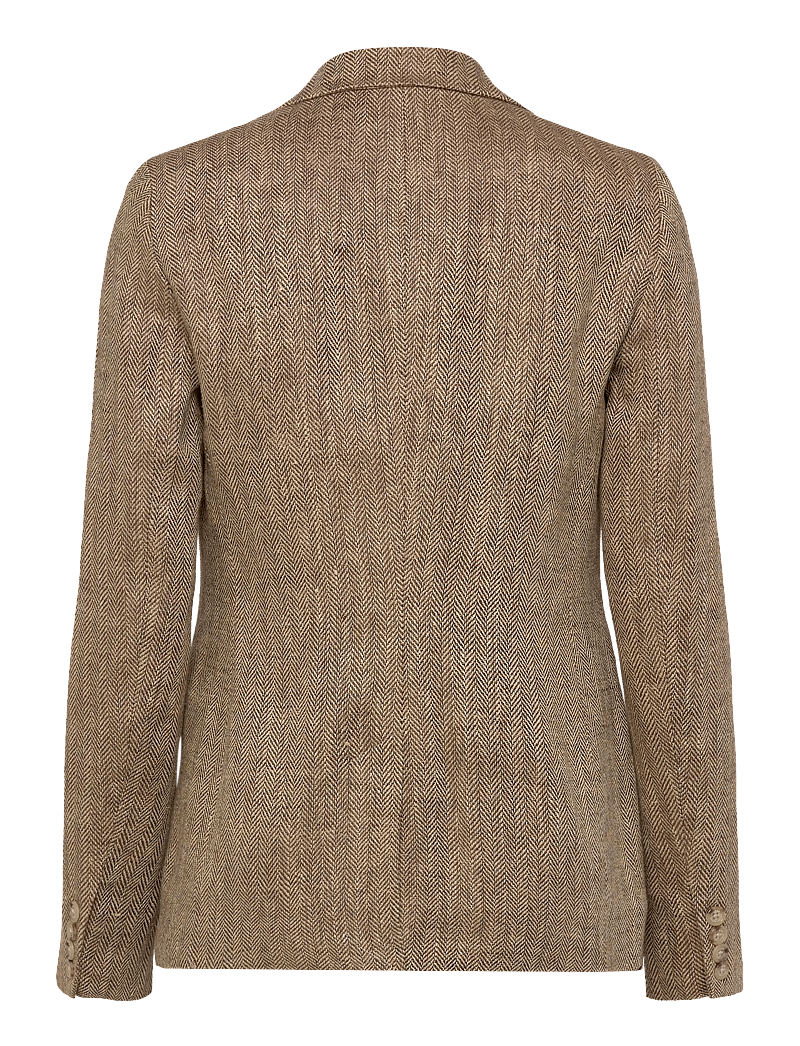 Lauren Ralph Lauren - 200P09022001 - einreihige blazer - tan/cream multi - 1