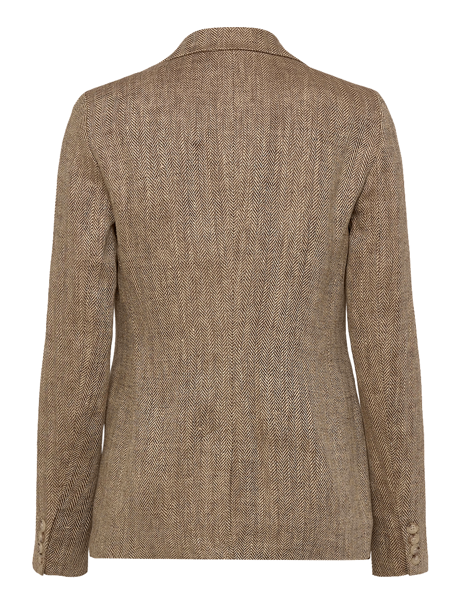 Lauren Ralph Lauren - 200P09022001 - enkeltradede blazere - tan/cream multi - 2