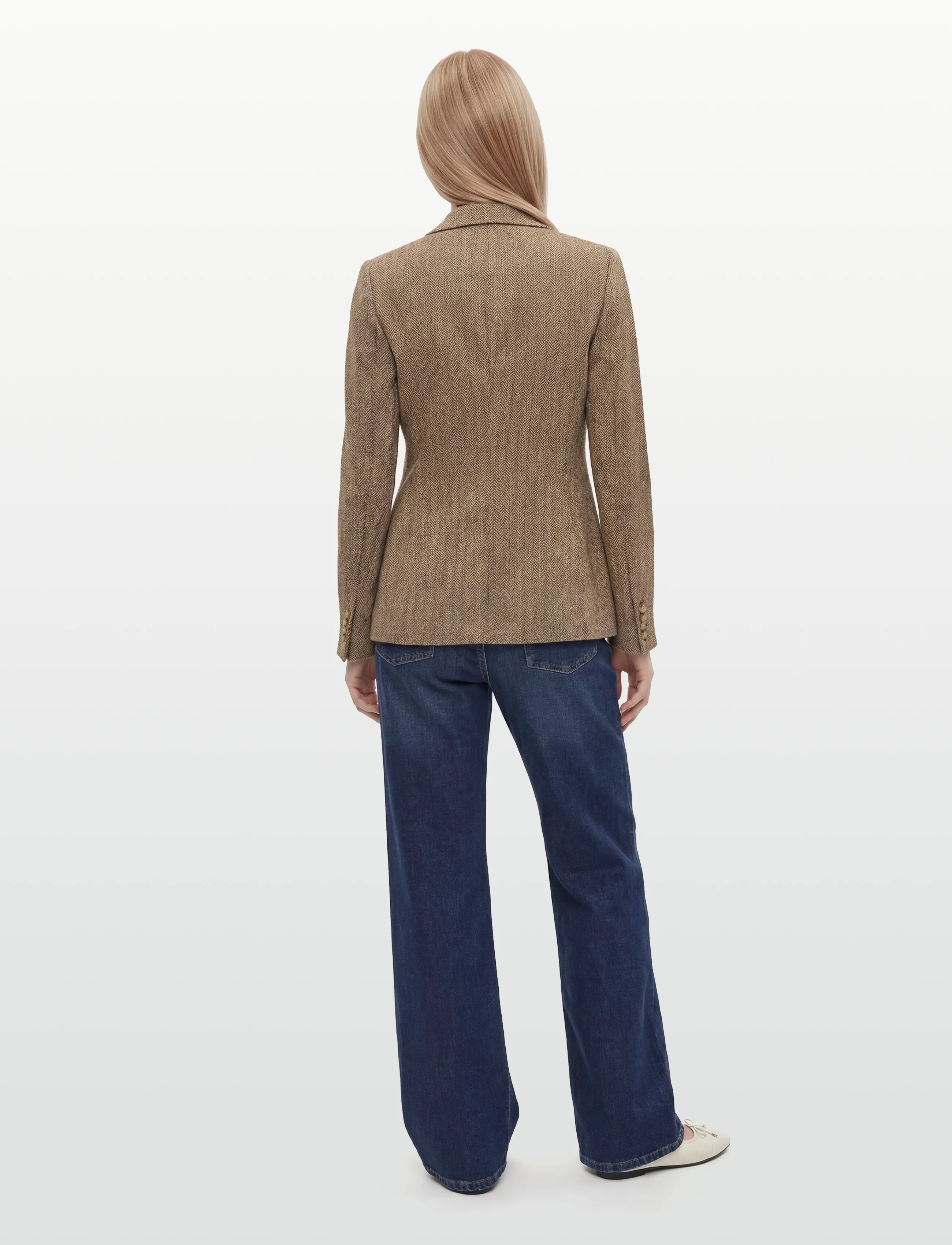 Lauren Ralph Lauren - 200P09022001 - Üherealised pintsakud - tan/cream multi - 4