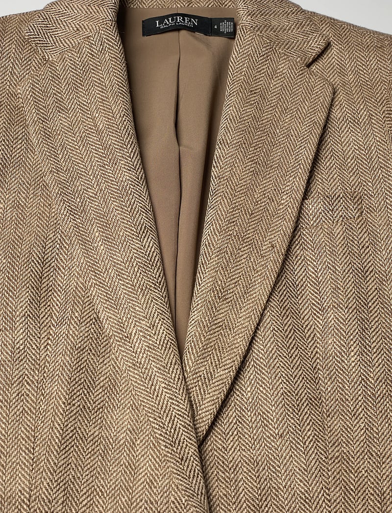 Lauren Ralph Lauren - 200P09022001 - einreihige blazer - tan/cream multi - 2