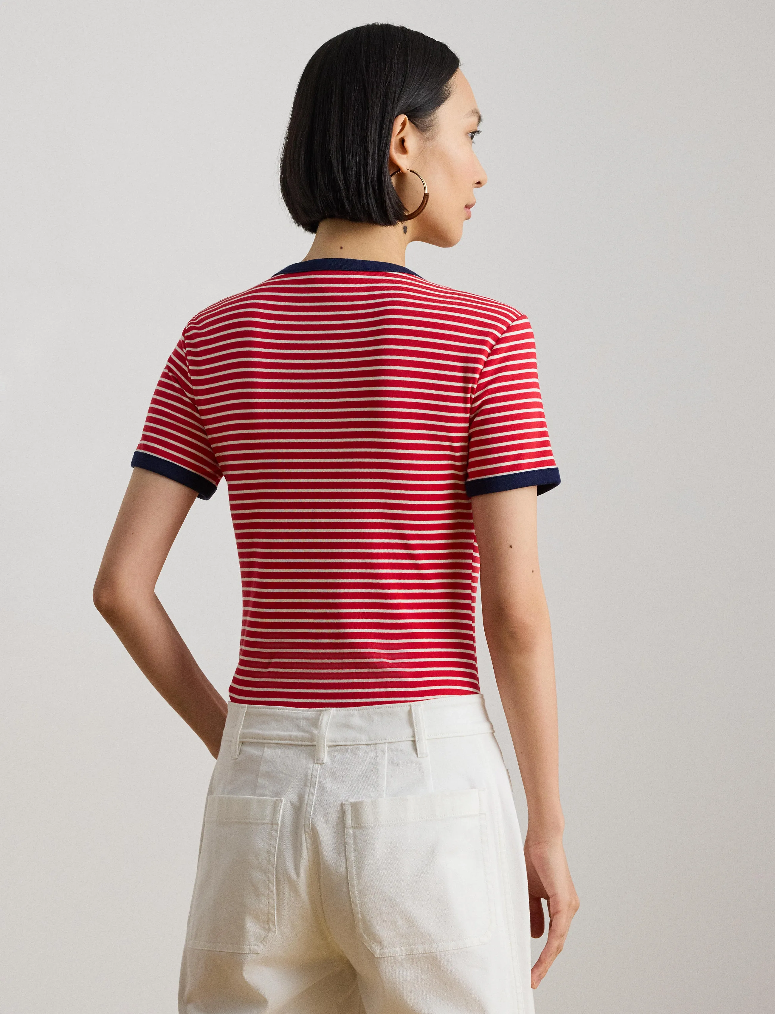 Lauren Ralph Lauren - 200P09076001 - t-shirts - cruise red/mascar - 3