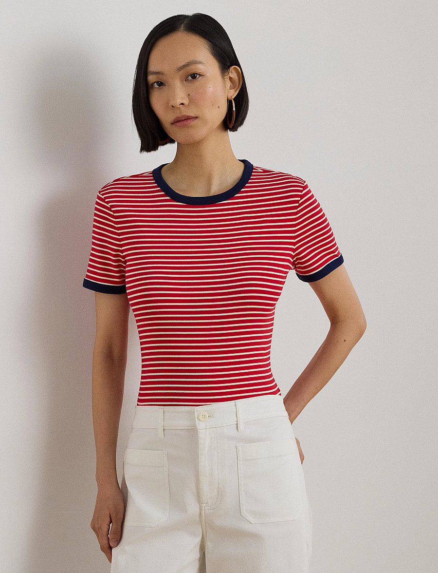 Lauren Ralph Lauren - 200P09076001 - t-shirts - cruise red/mascar - 0