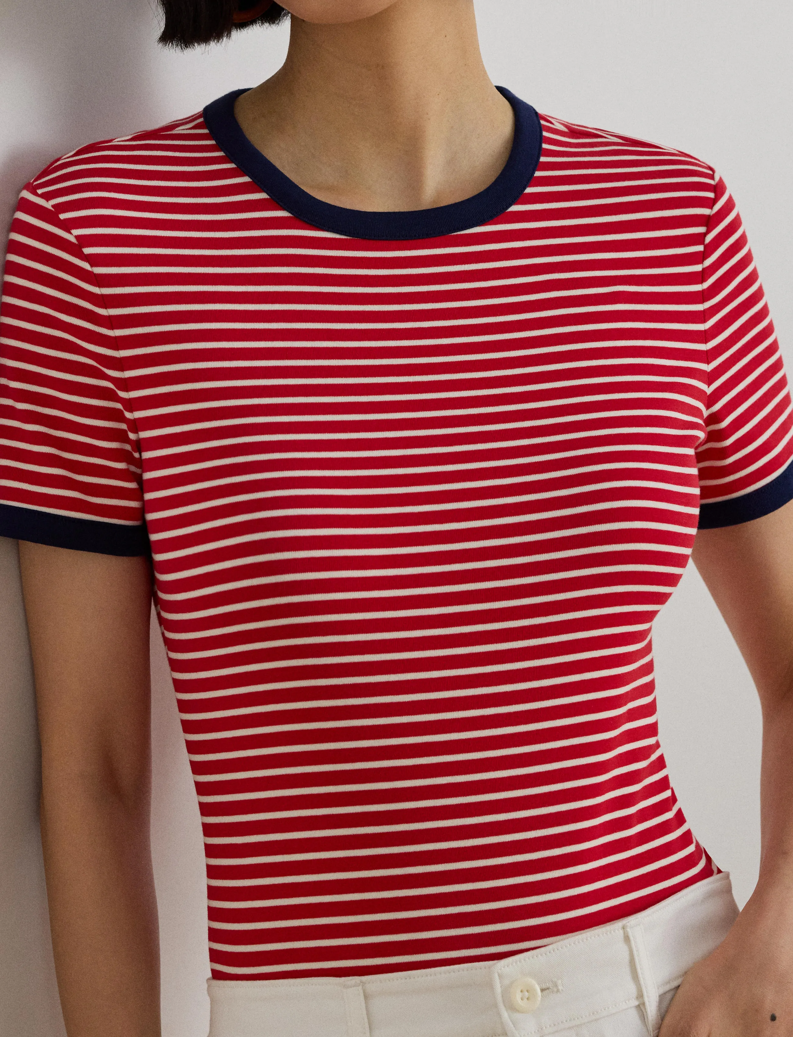 Lauren Ralph Lauren - 200P09076001 - t-shirts - cruise red/mascar - 4
